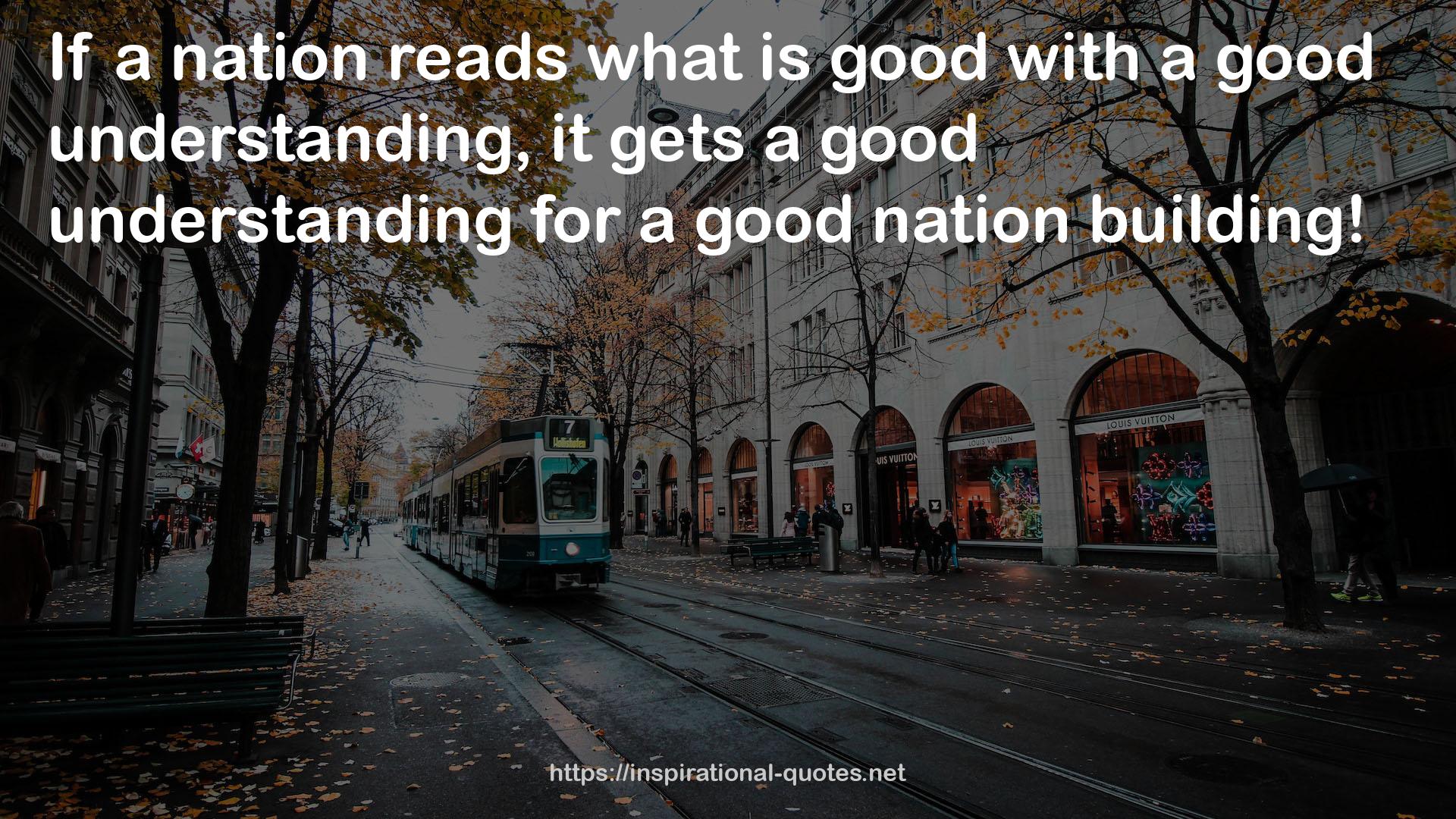a nation  QUOTES