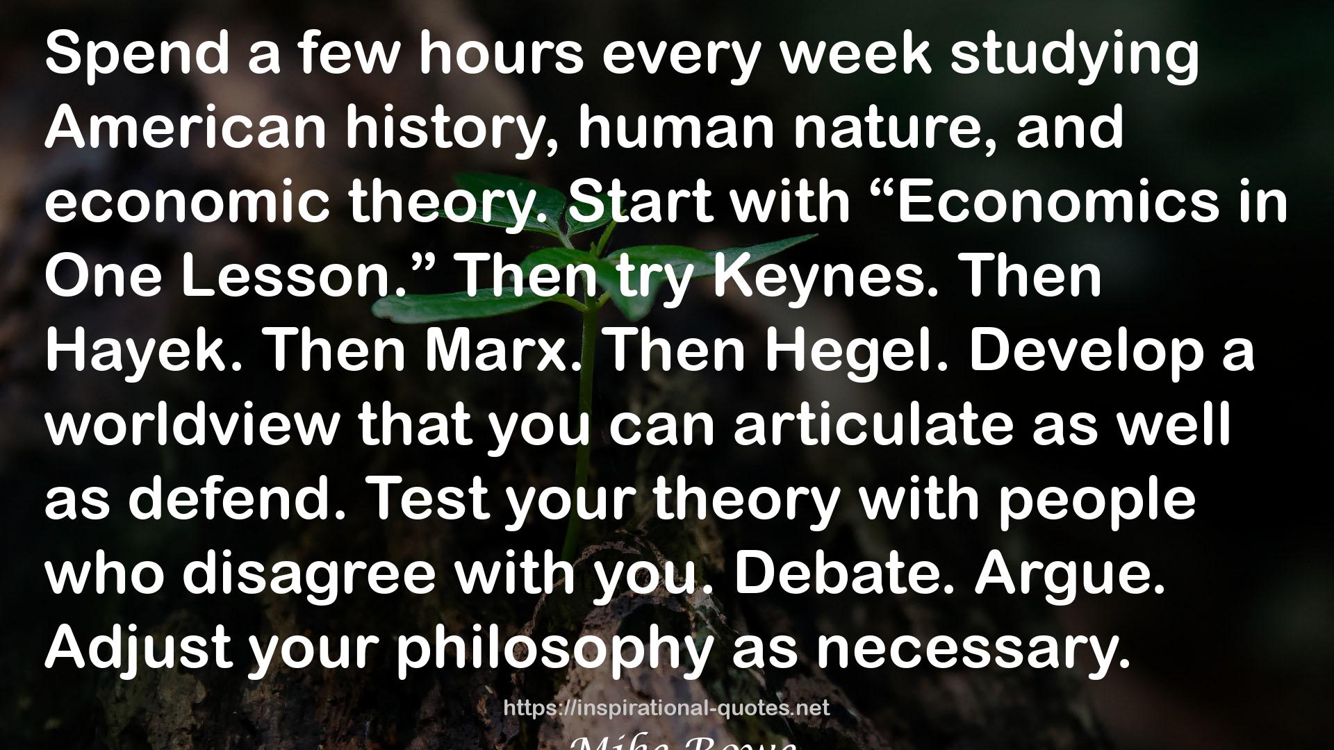your theory  QUOTES