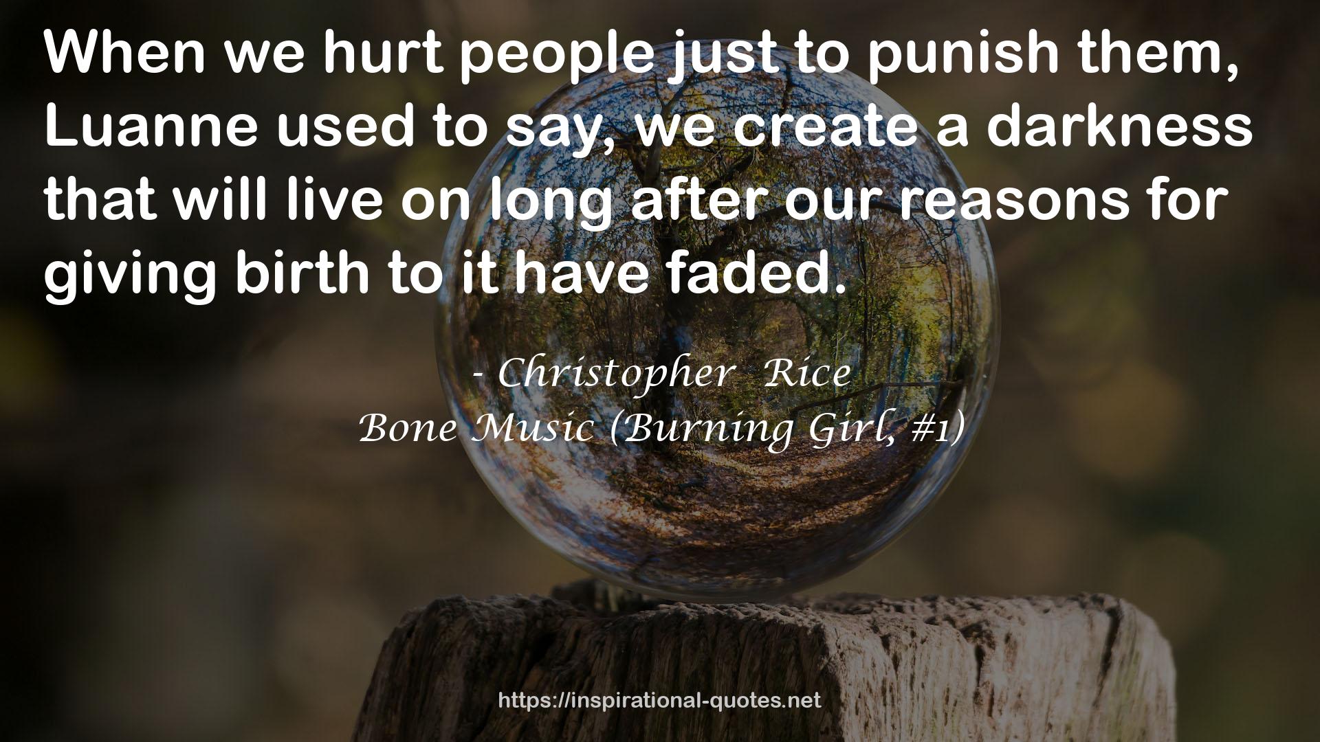 Bone Music (Burning Girl, #1) QUOTES