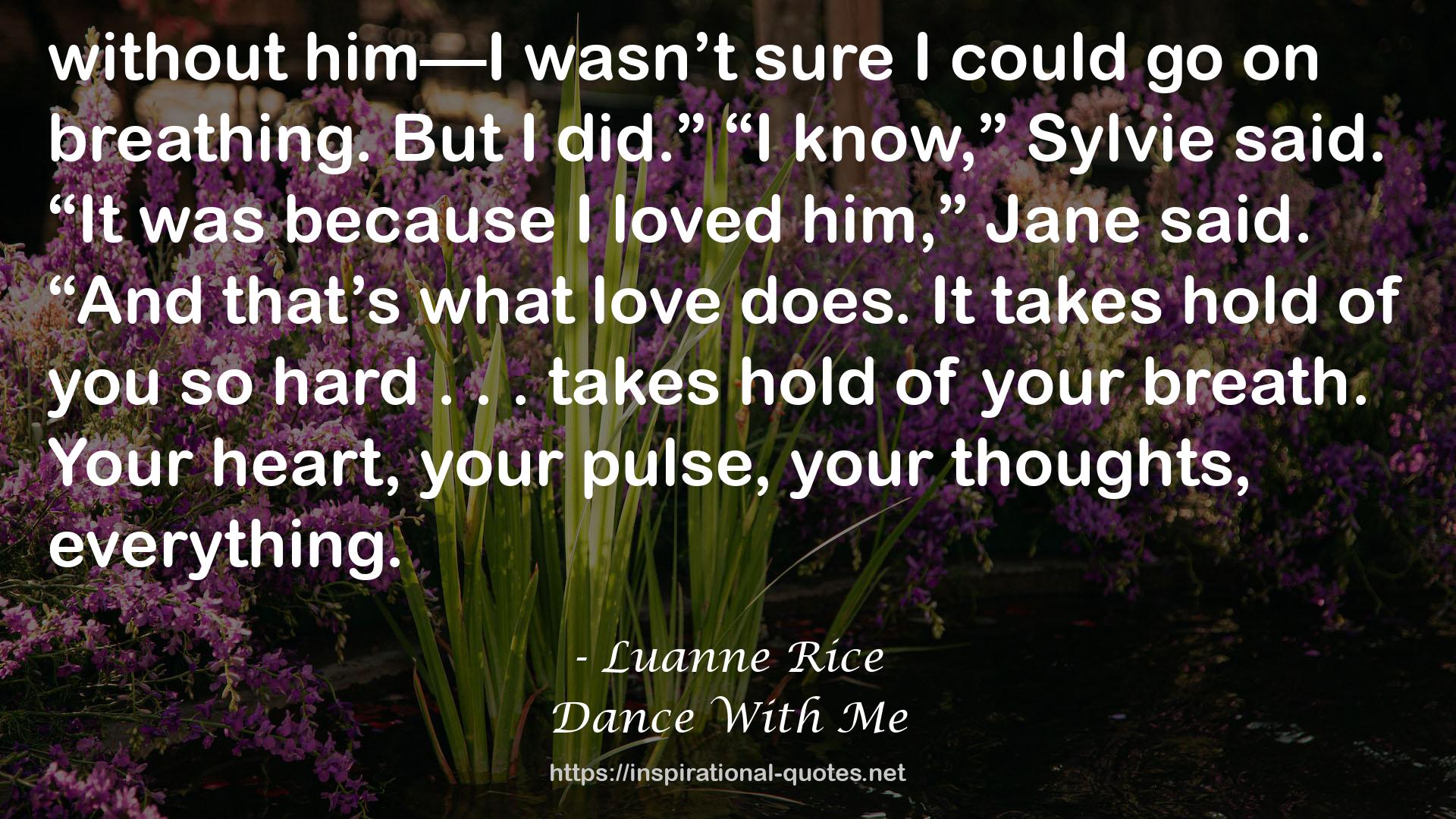 Luanne Rice QUOTES