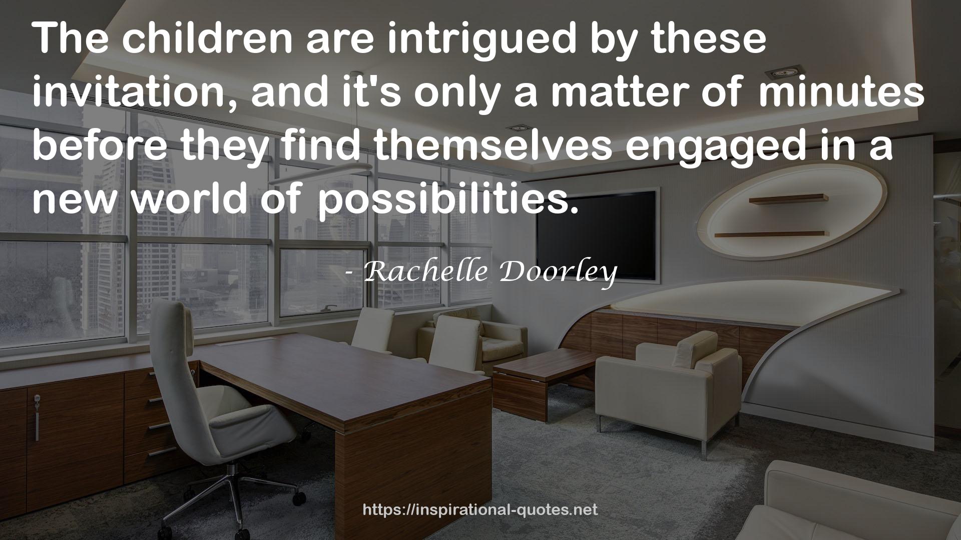 Rachelle Doorley QUOTES