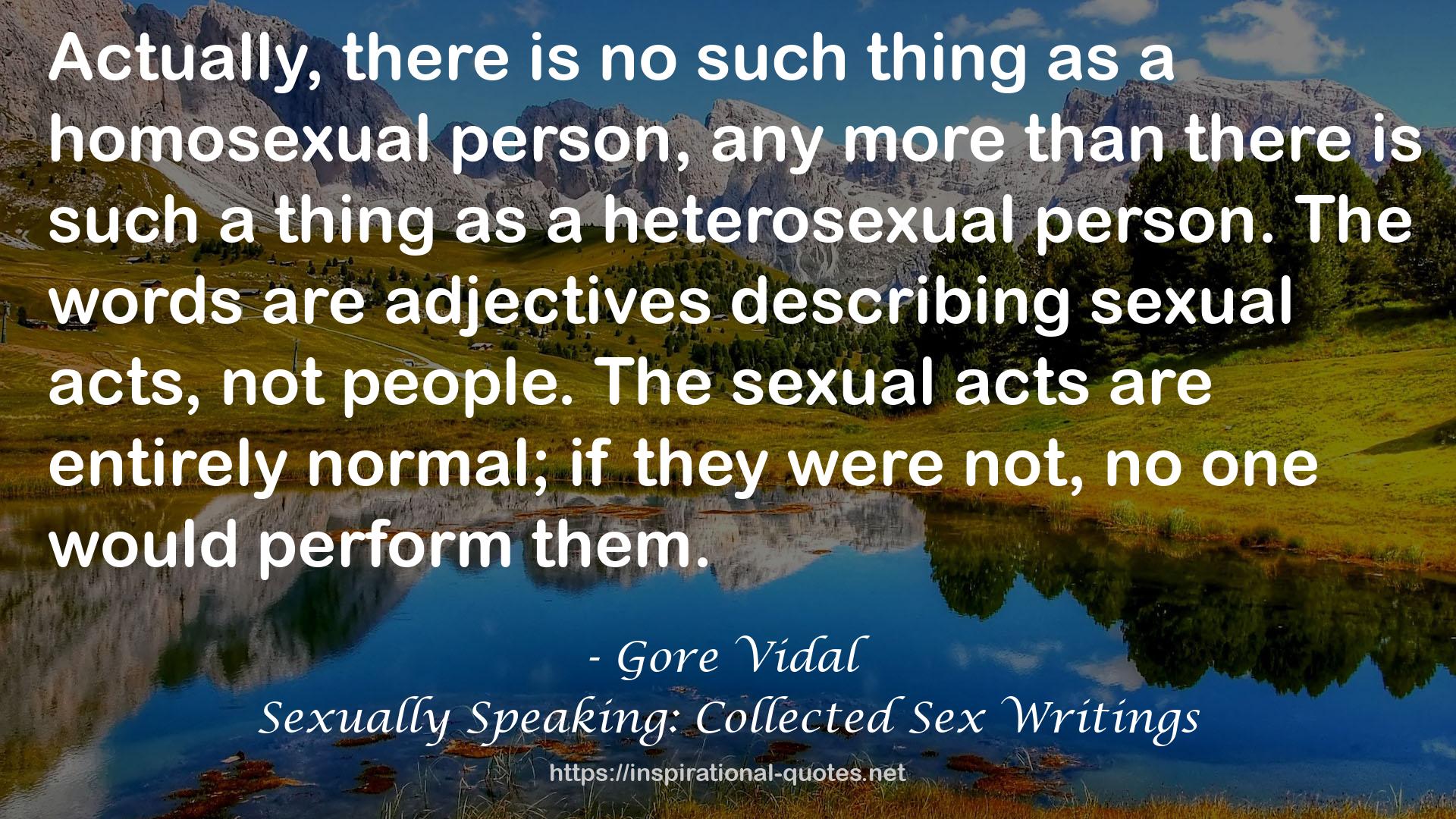 Sexually Speaking: Collected Sex Writings QUOTES