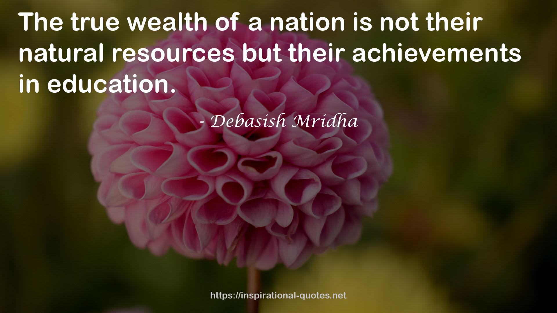 their natural resources  QUOTES