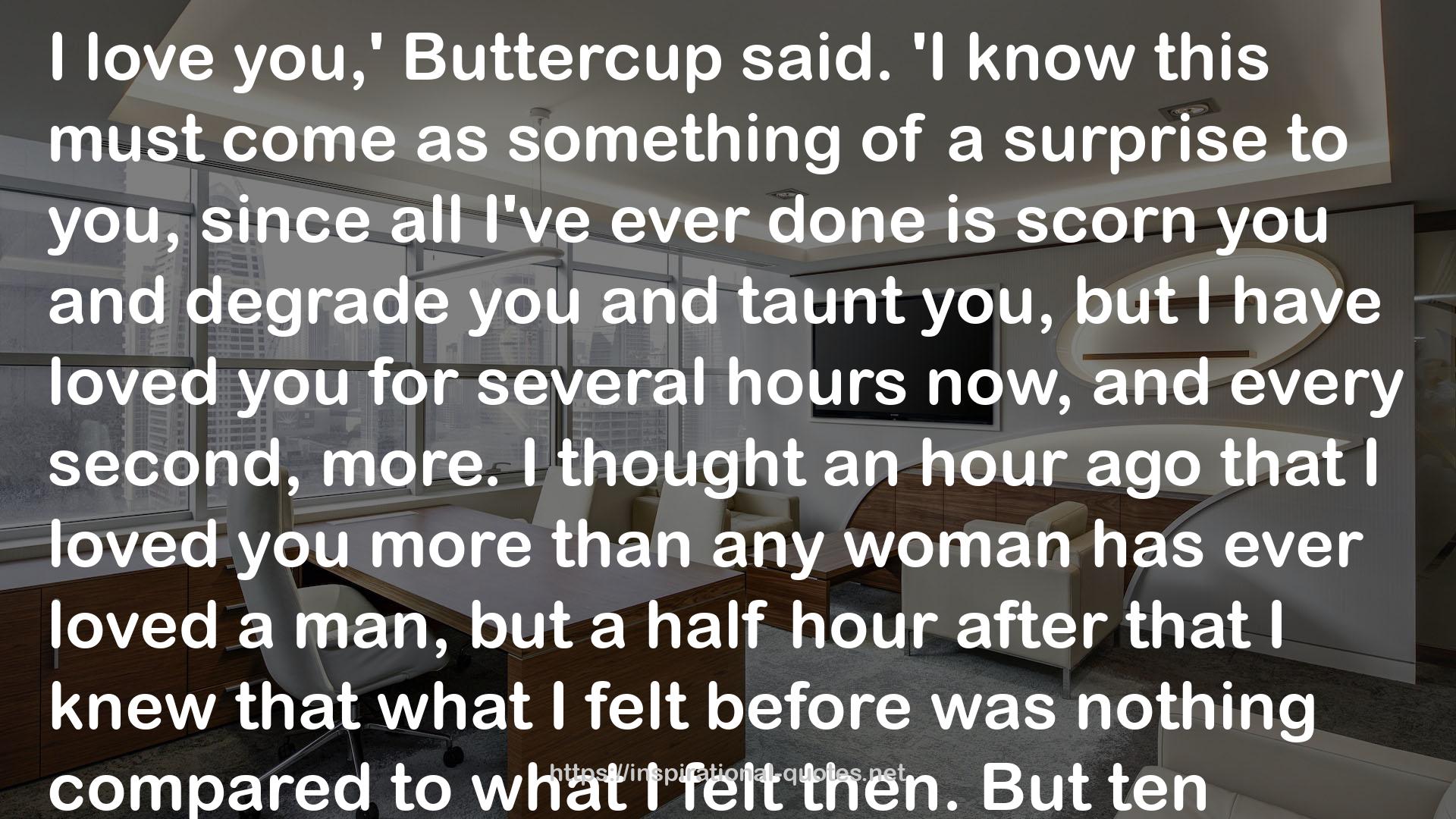 Buttercup  QUOTES