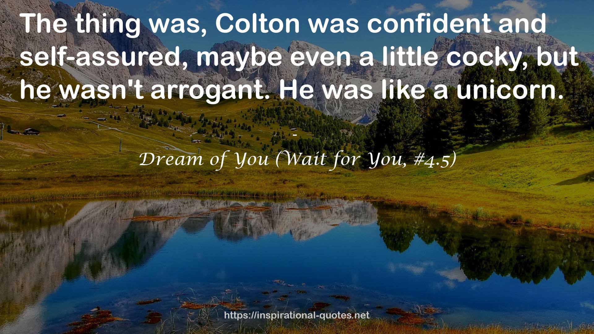 Dream of You (Wait for You, #4.5) QUOTES