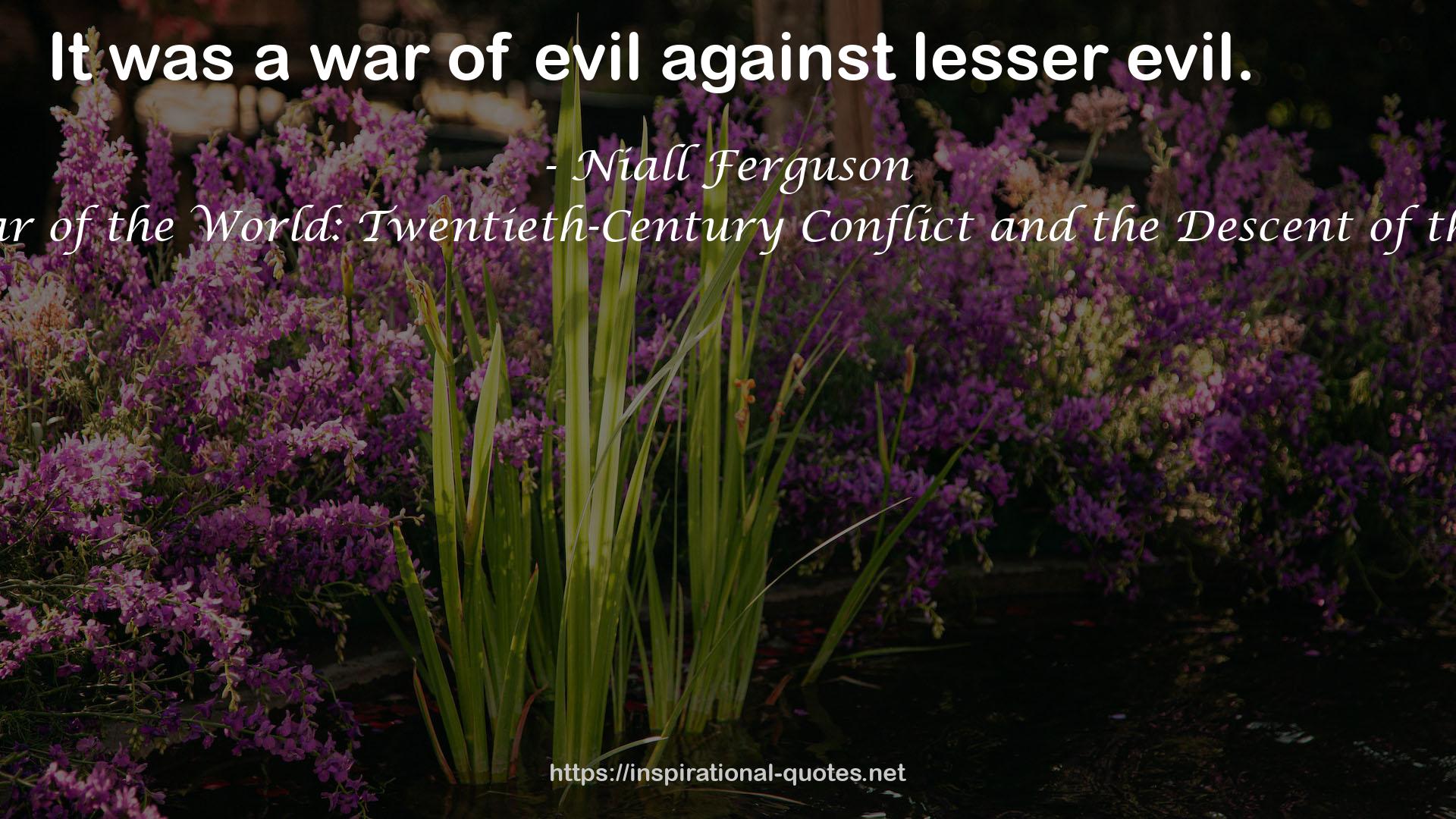 Niall Ferguson QUOTES