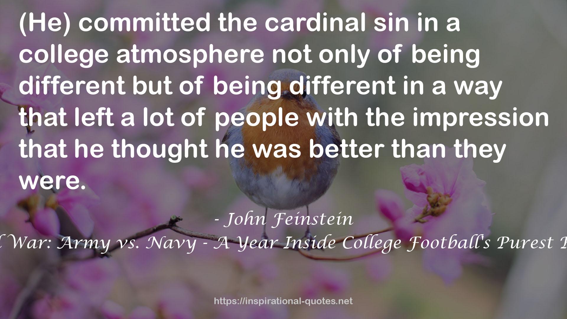 the cardinal sin  QUOTES
