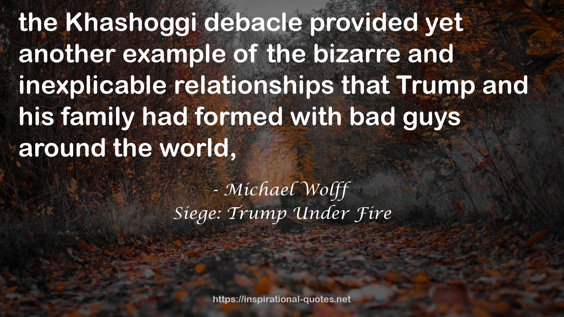 Siege: Trump Under Fire QUOTES