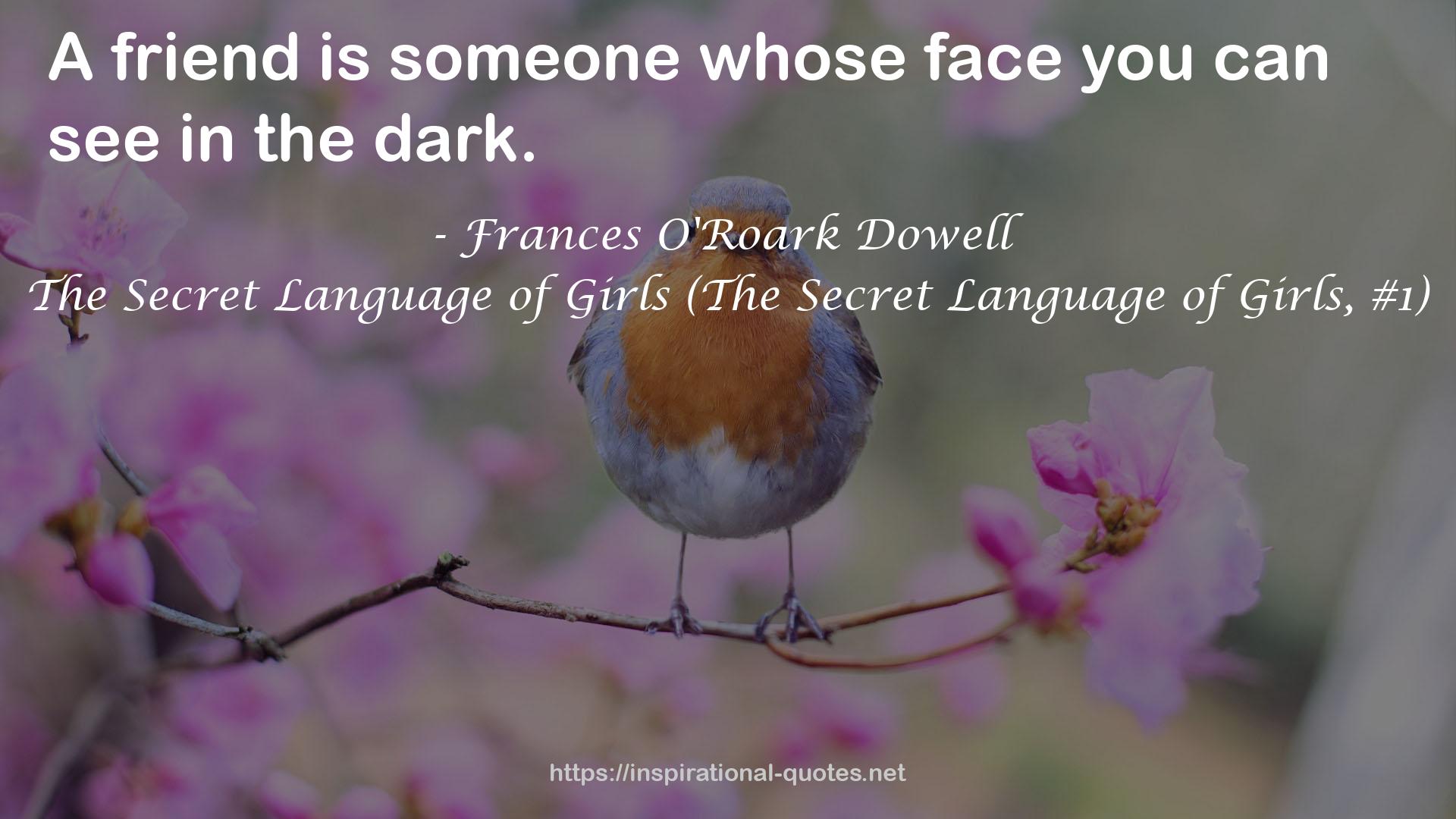 The Secret Language of Girls (The Secret Language of Girls, #1) QUOTES