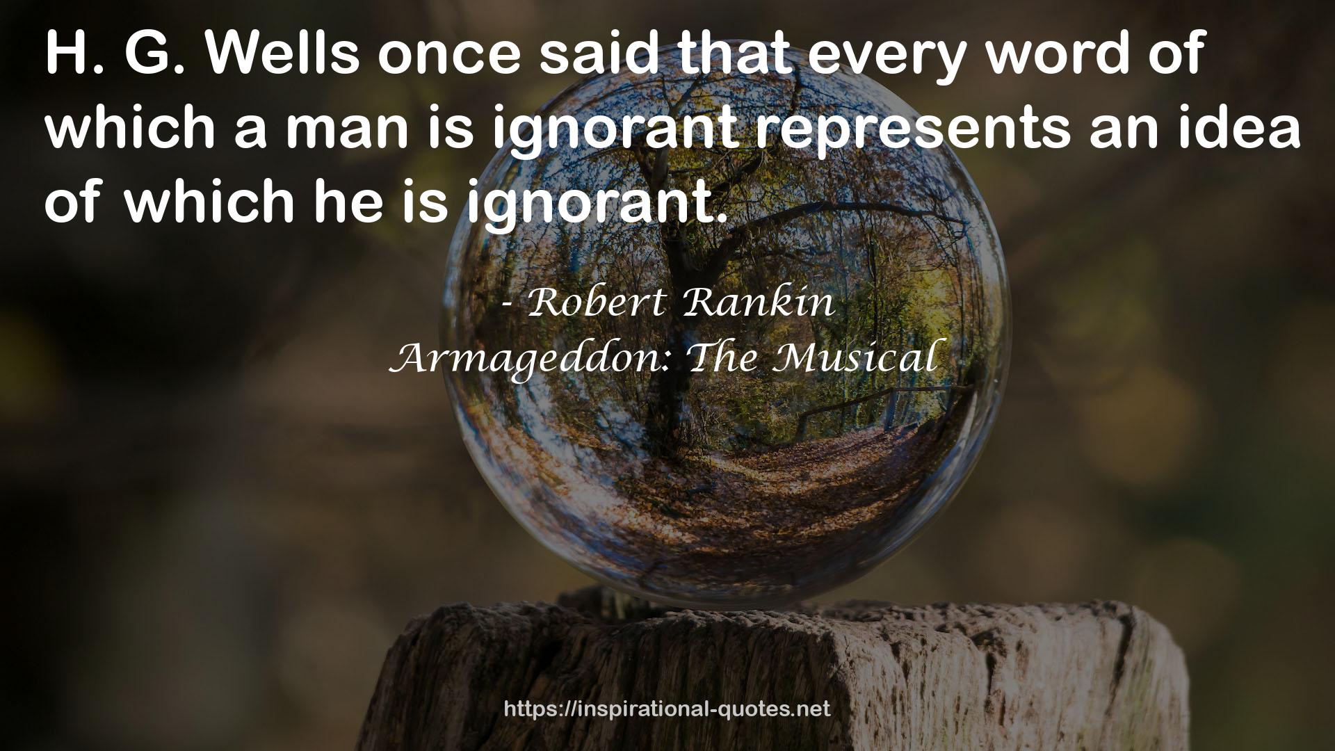 Armageddon: The Musical QUOTES