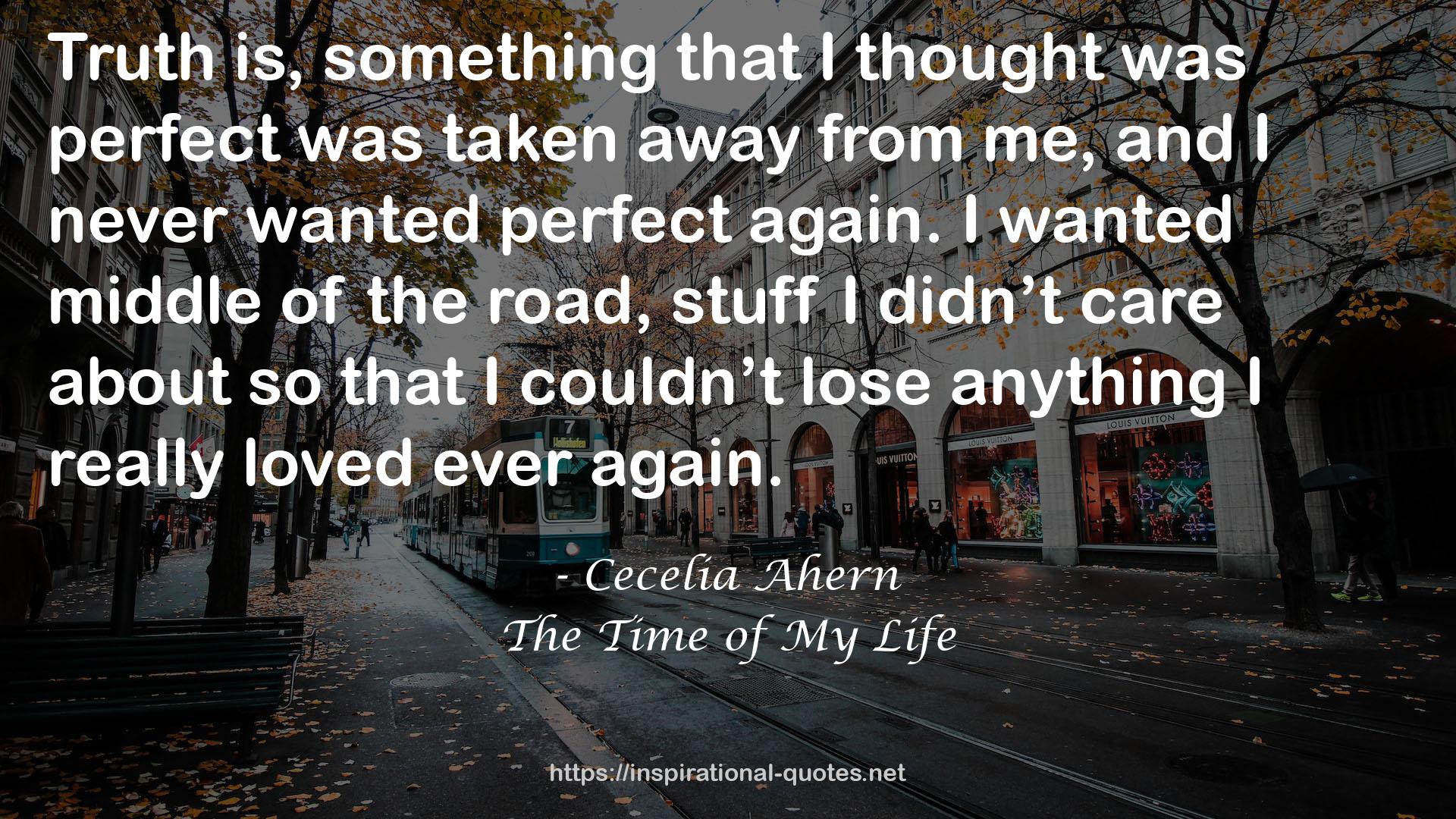 The Time of My Life QUOTES