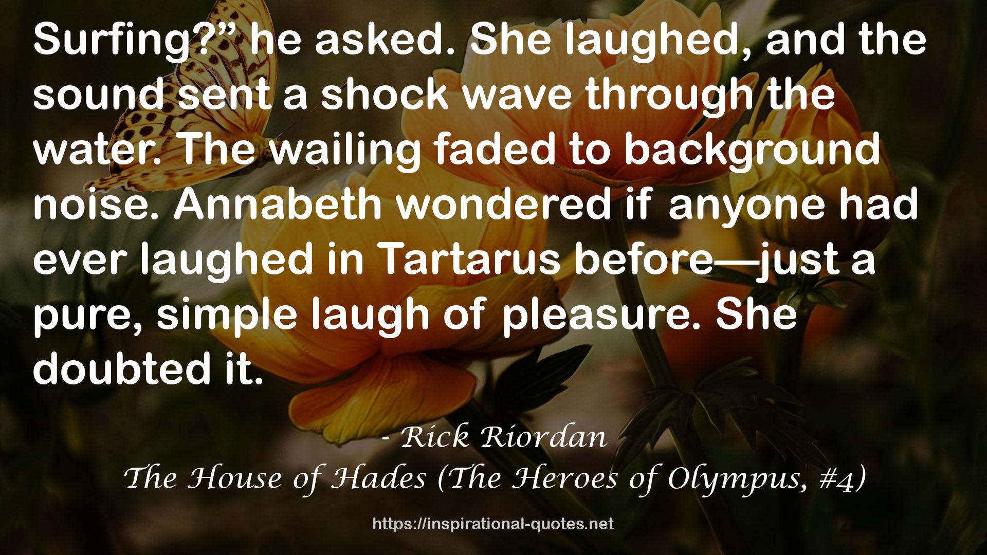 The House of Hades (The Heroes of Olympus, #4) QUOTES