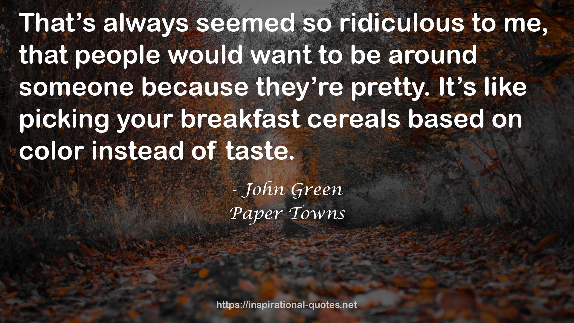 your breakfast cereals  QUOTES