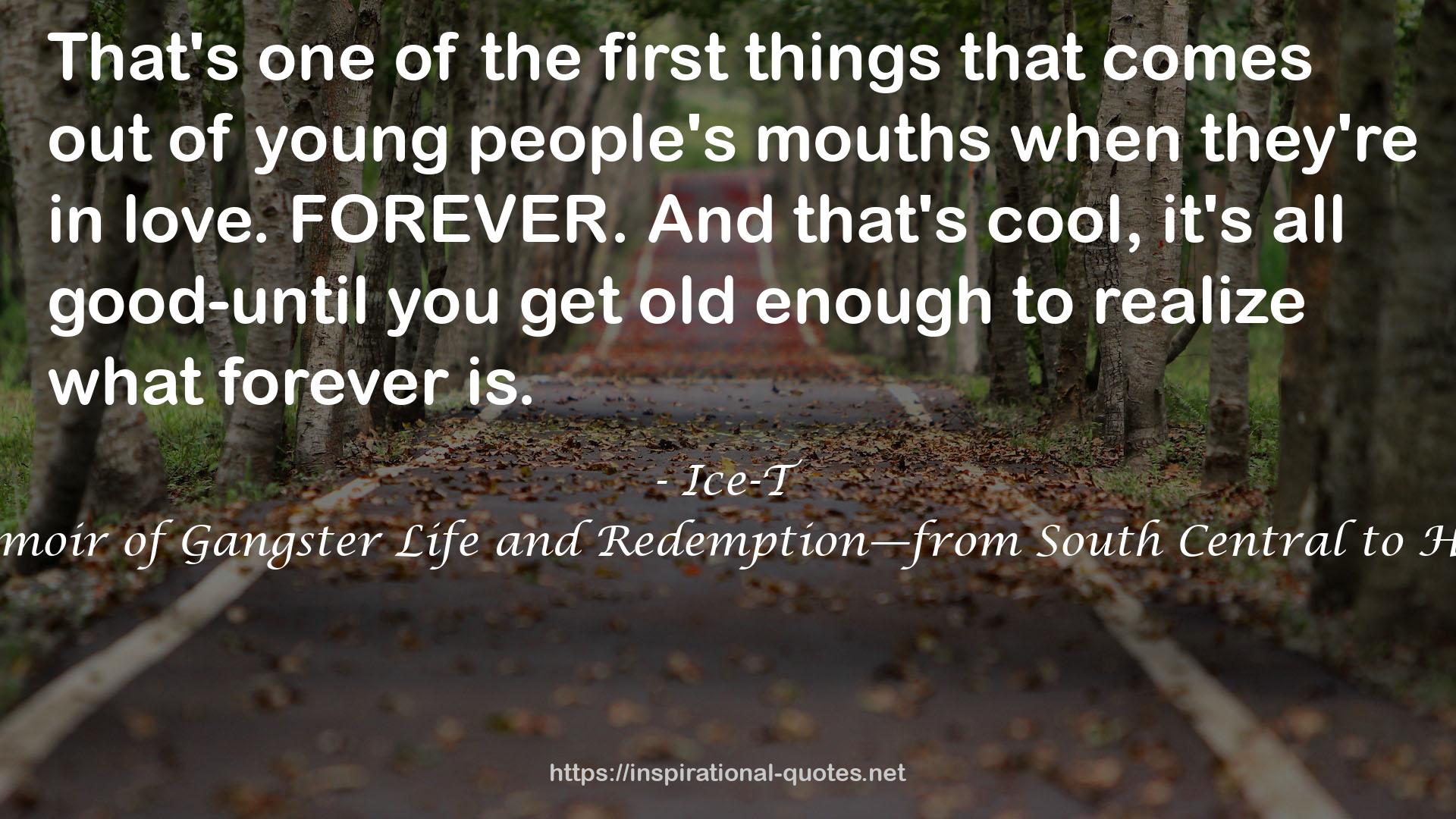 young people's mouths  QUOTES