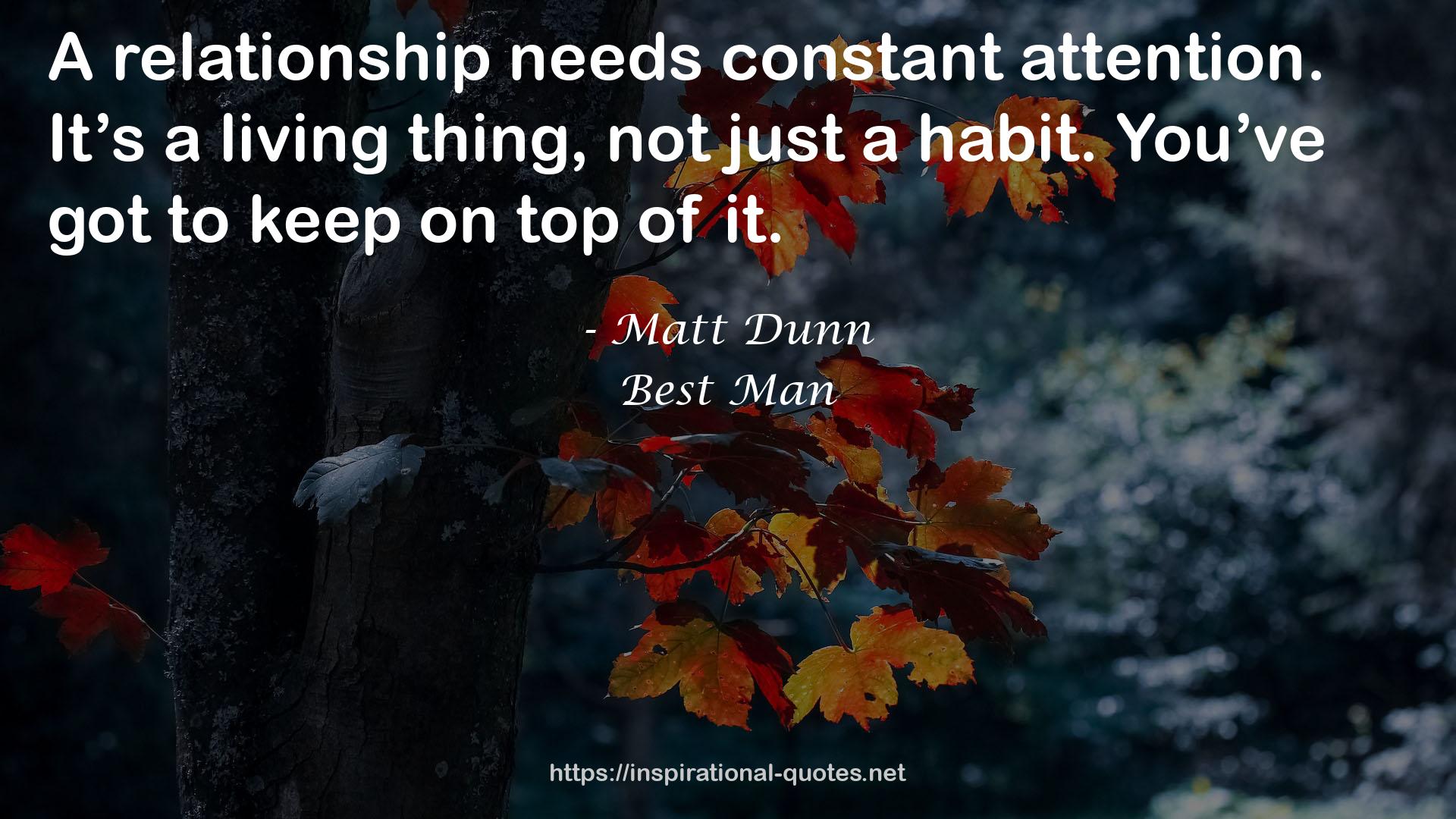 Matt Dunn QUOTES