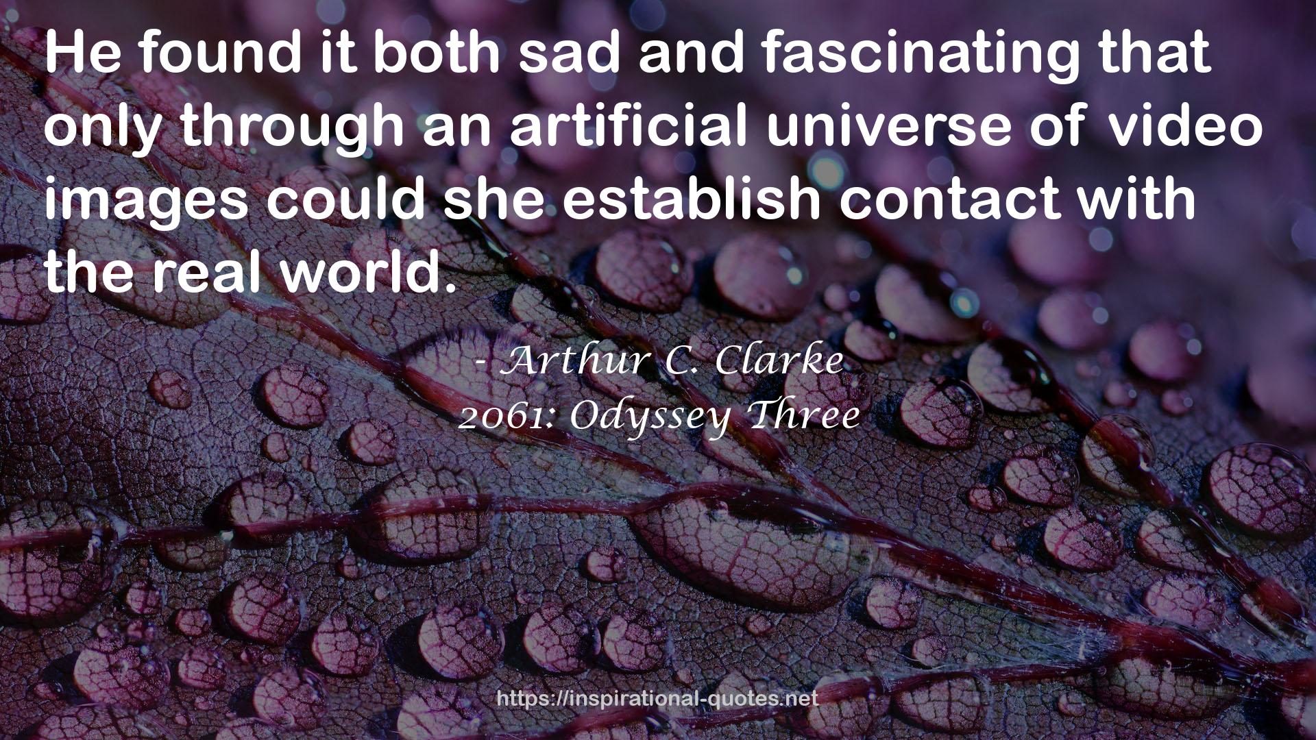 an artificial universe  QUOTES