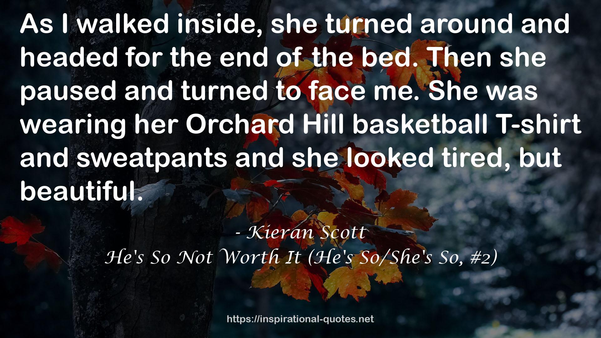 her Orchard Hill basketball T-shirt  QUOTES