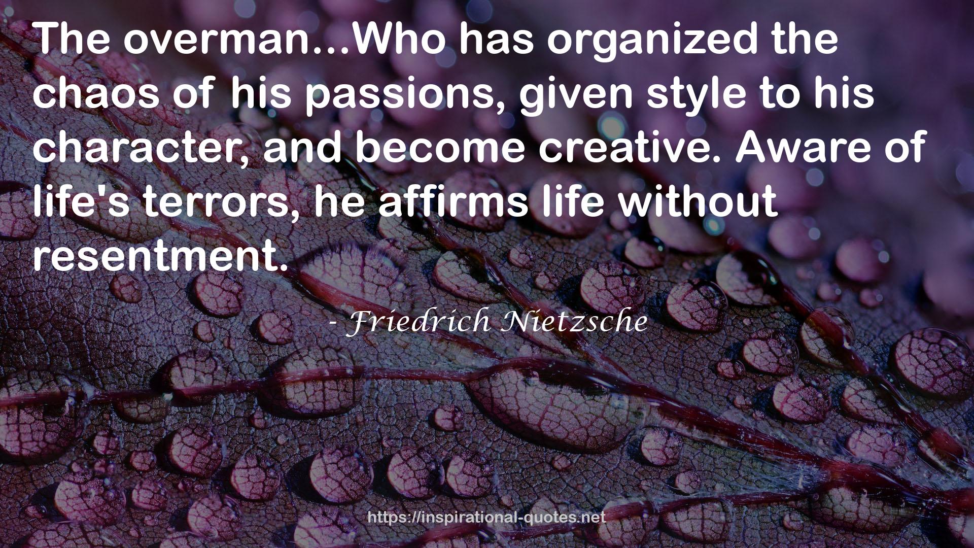 Friedrich Nietzsche QUOTES