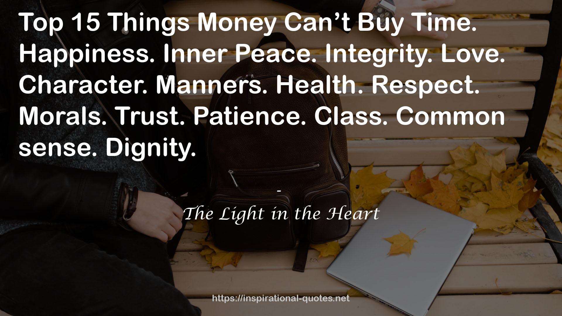 15 Things Money  QUOTES