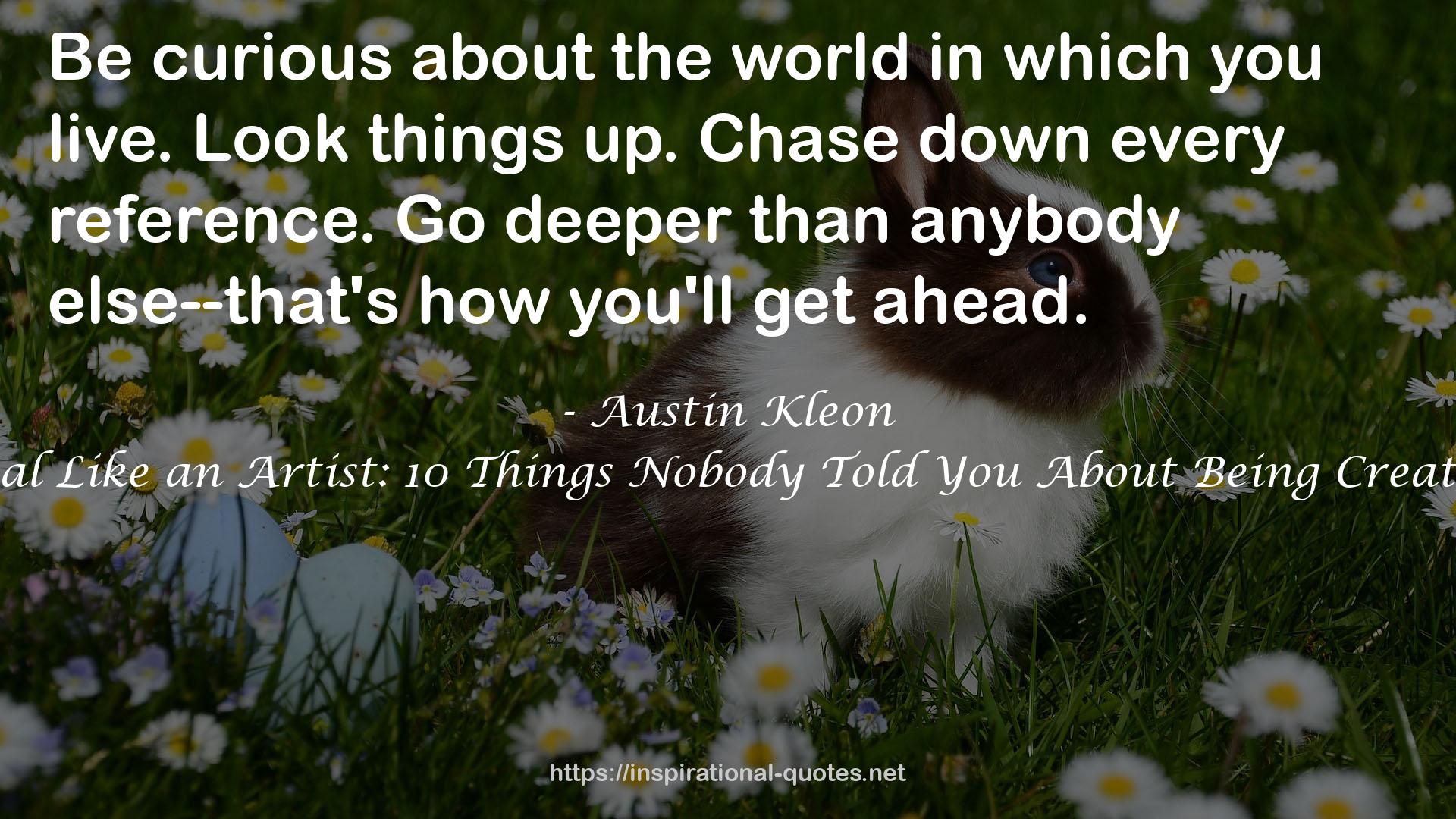 Austin Kleon QUOTES