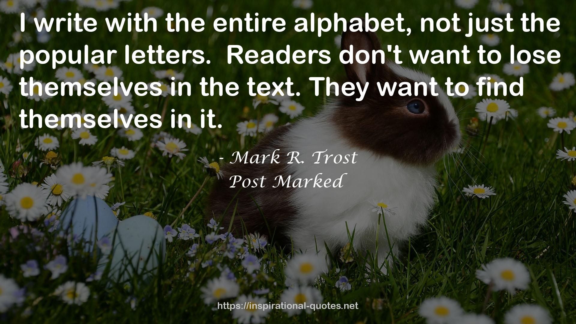 Mark R. Trost QUOTES