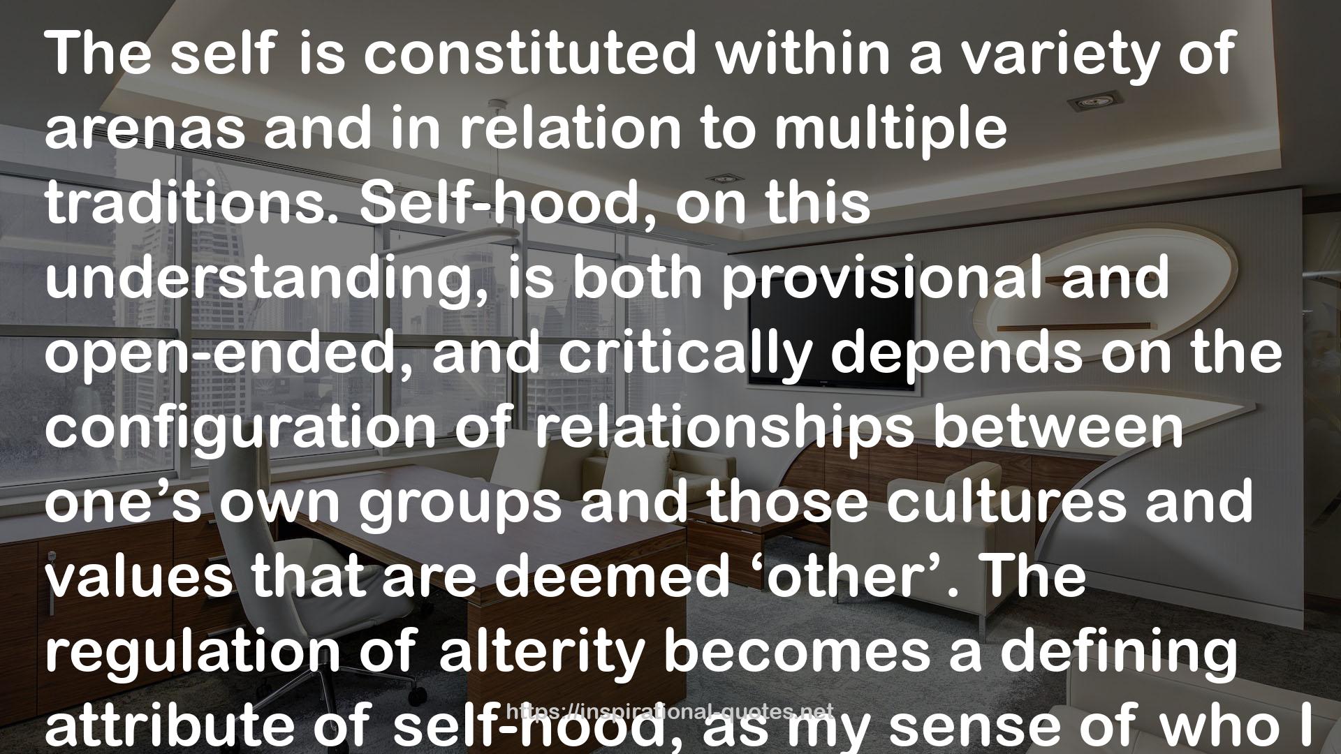 The Politics of Identity: Liberal Political Theory and the Dilemmas of Difference QUOTES