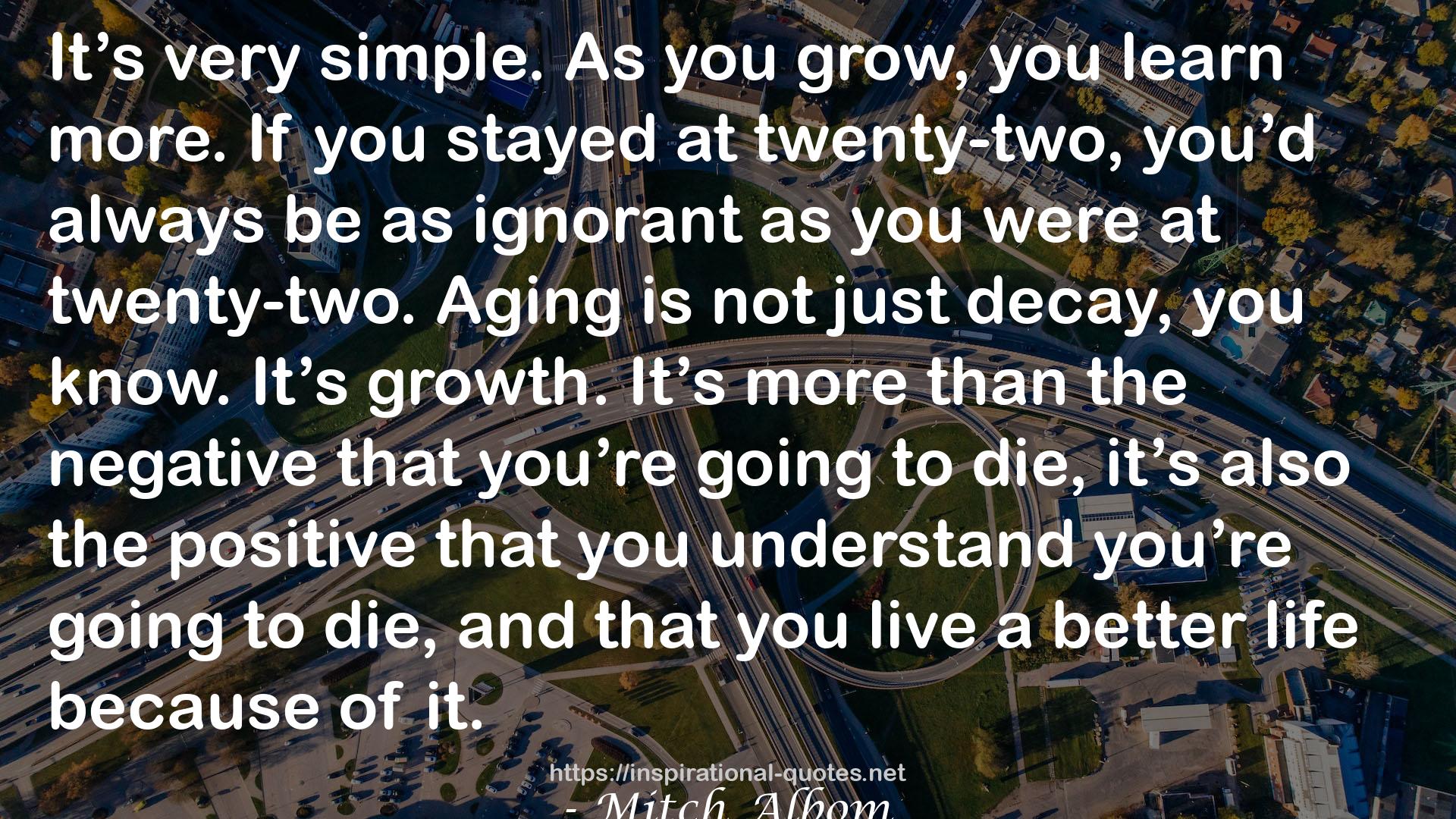Aging  QUOTES