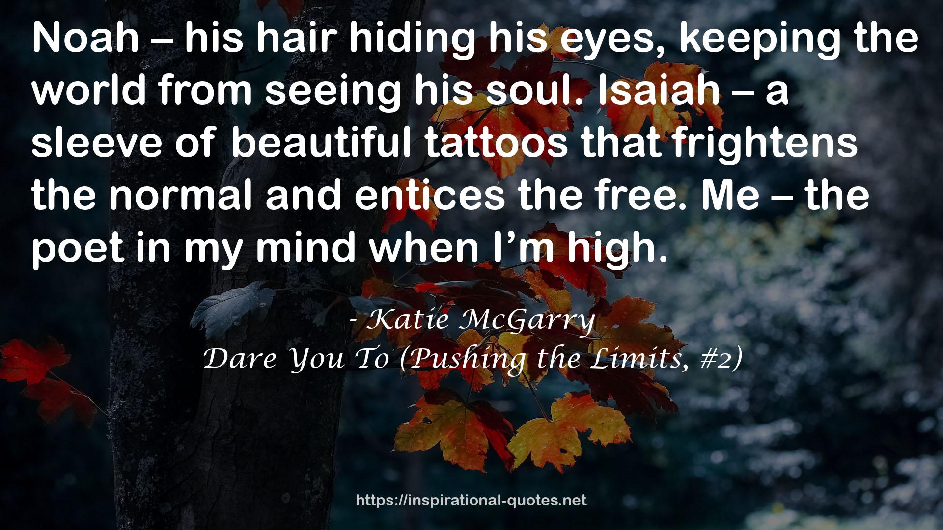 Dare You To (Pushing the Limits, #2) QUOTES