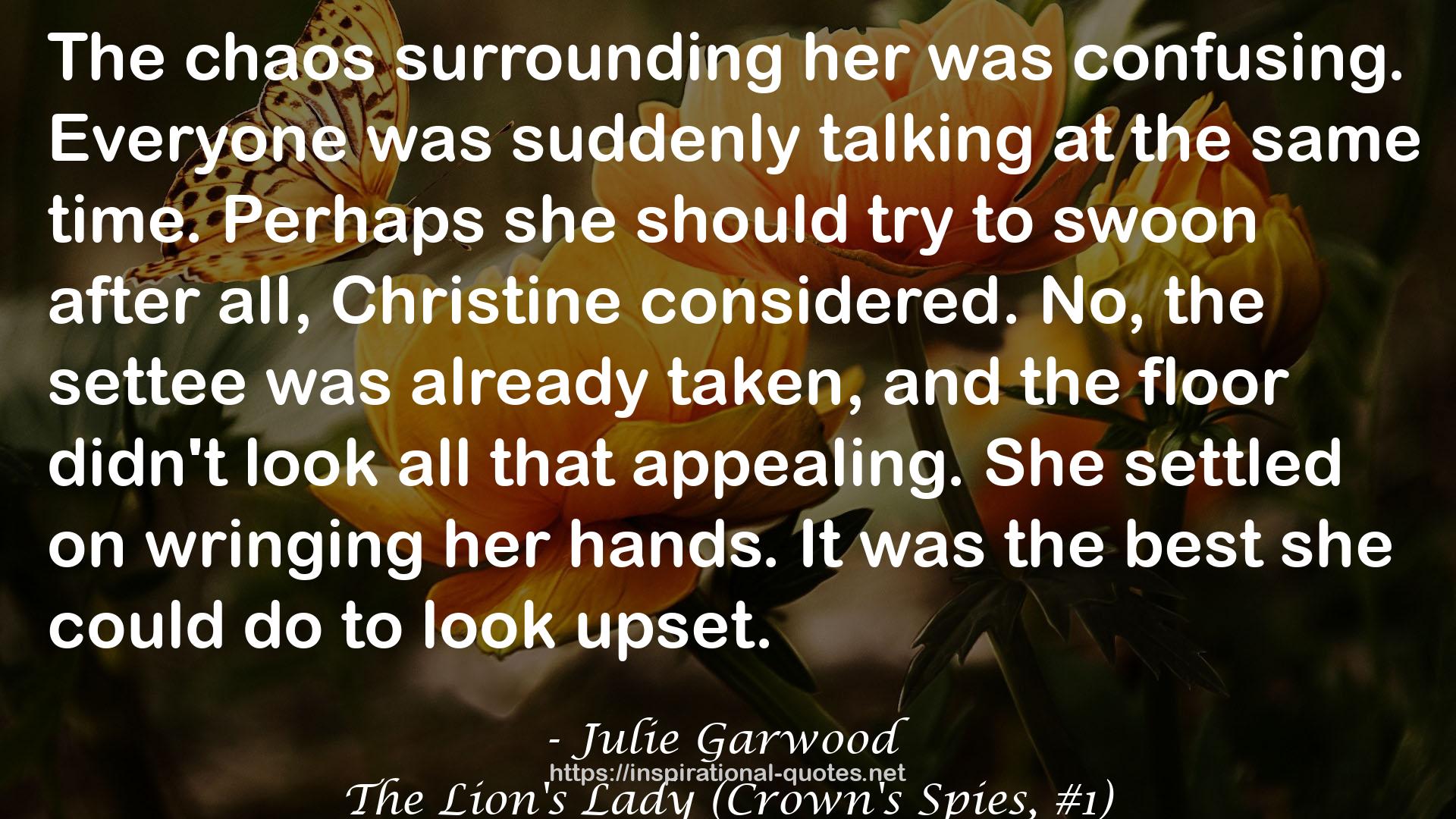 The Lion's Lady (Crown's Spies, #1) QUOTES