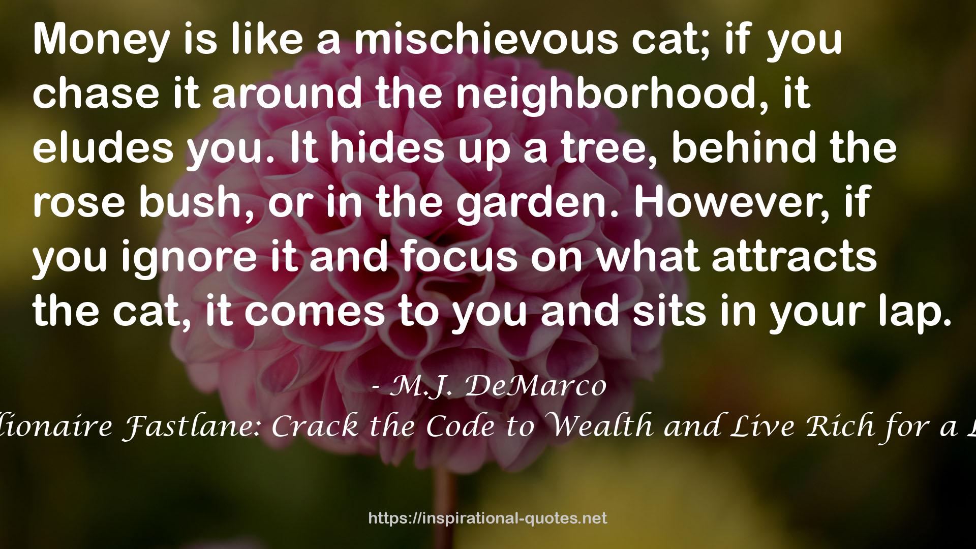 The Millionaire Fastlane: Crack the Code to Wealth and Live Rich for a Lifetime! QUOTES