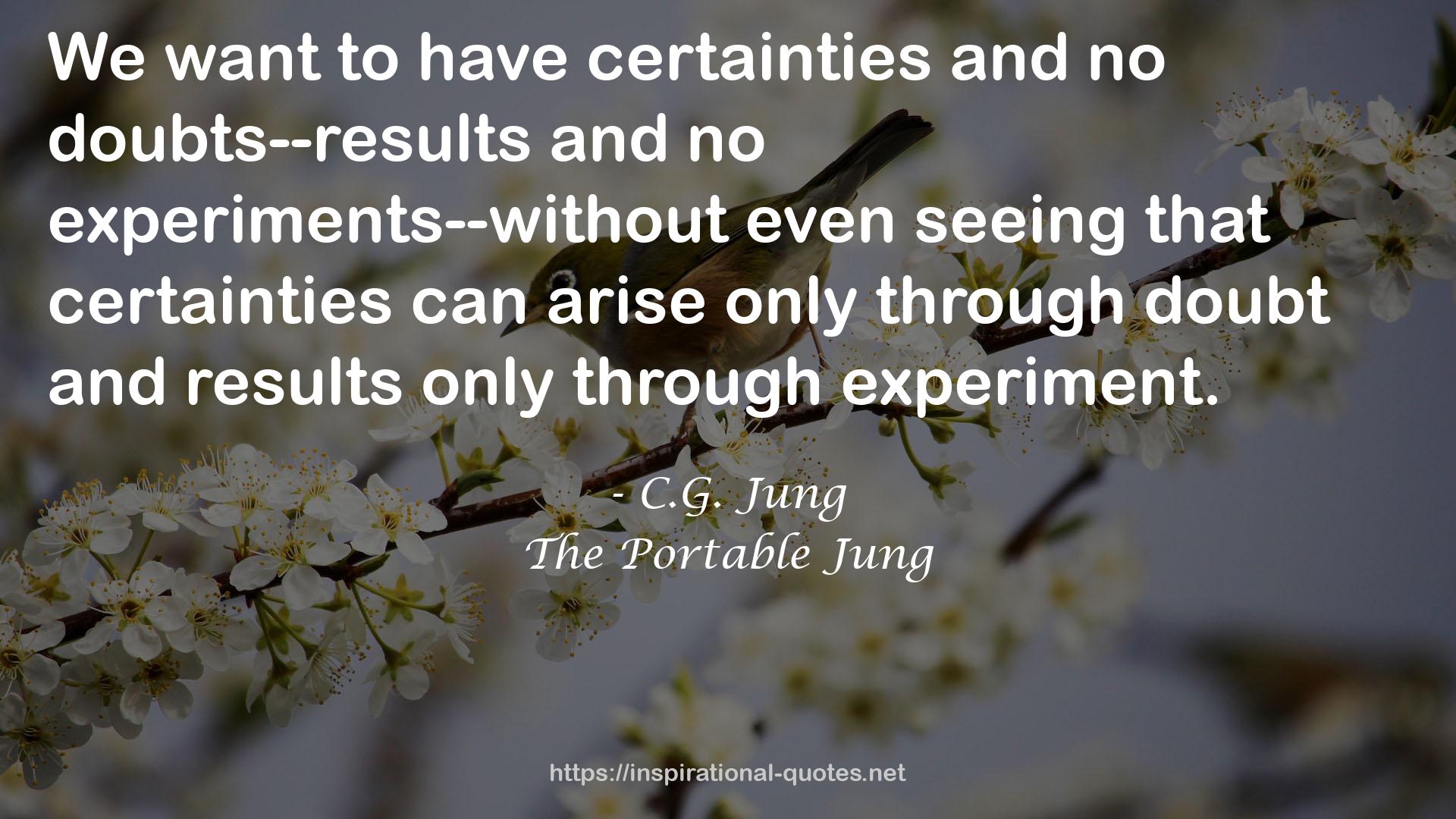The Portable Jung QUOTES