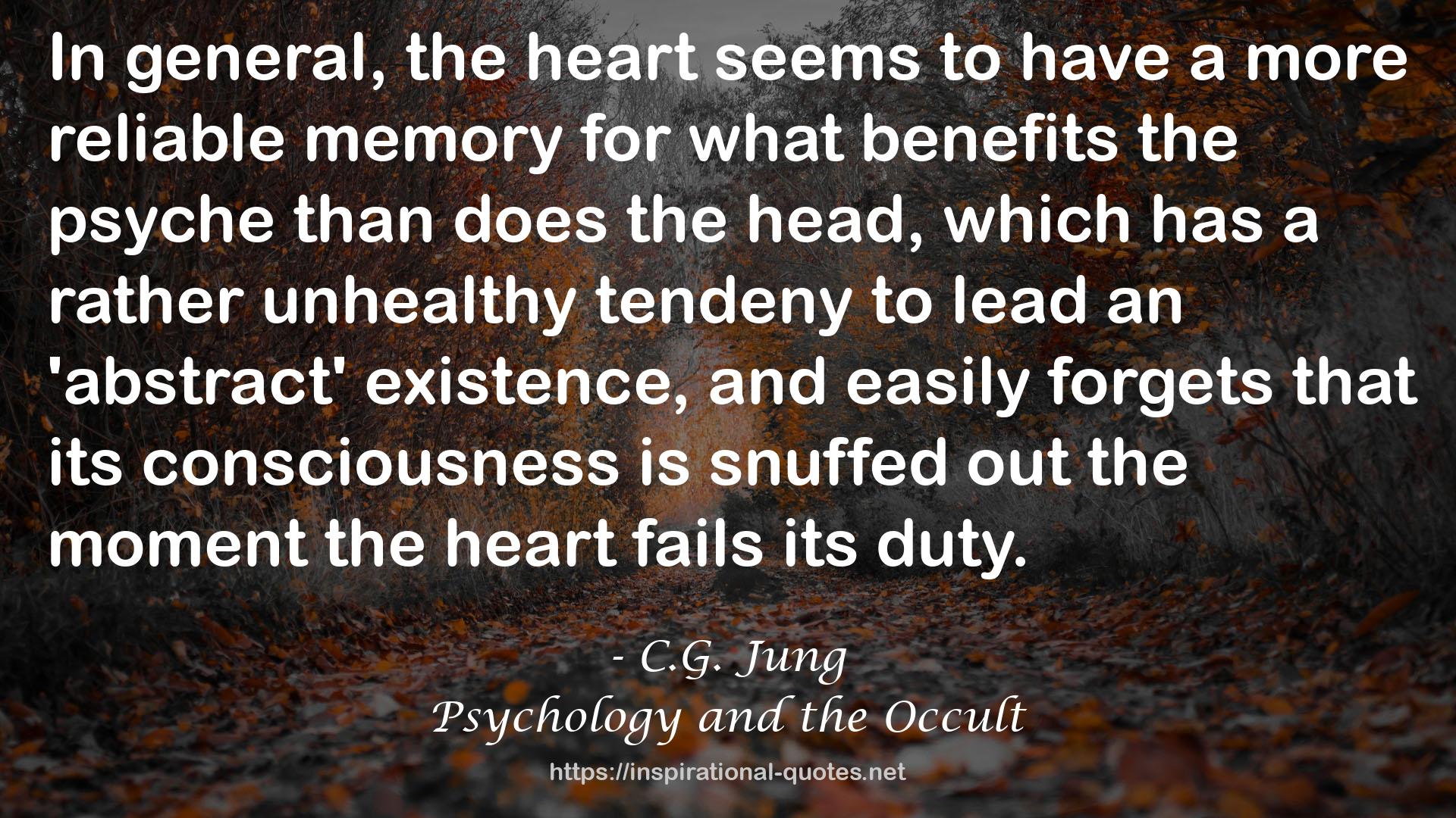 Psychology and the Occult QUOTES