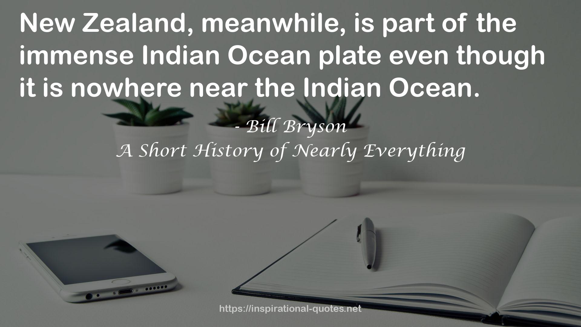 A Short History of Nearly Everything QUOTES