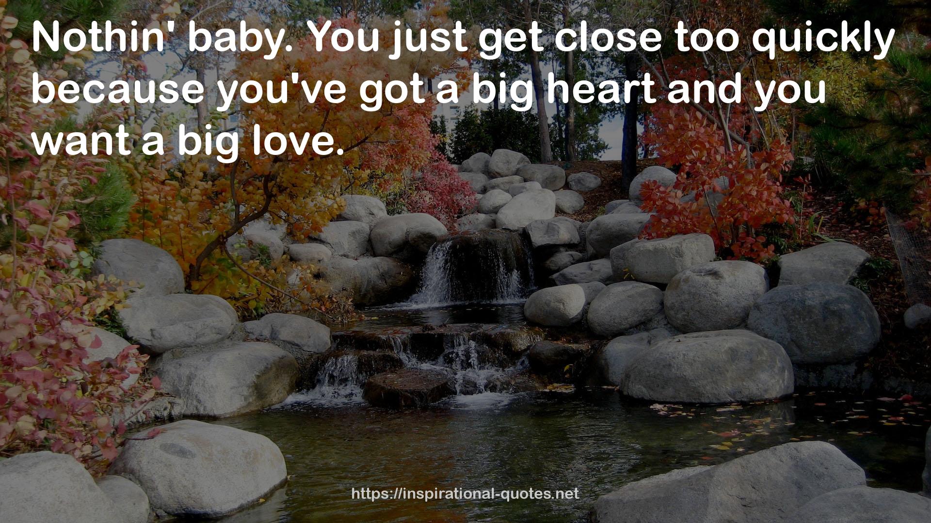 a big heart  QUOTES