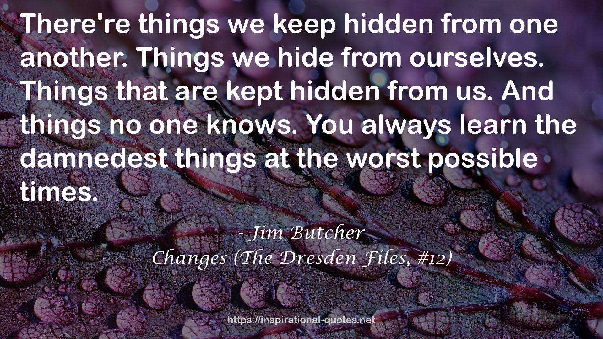 Jim Butcher QUOTES