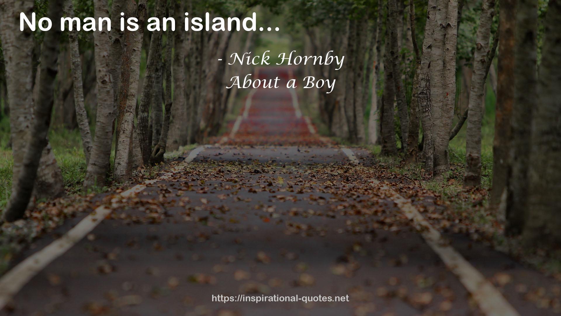 Nick Hornby QUOTES