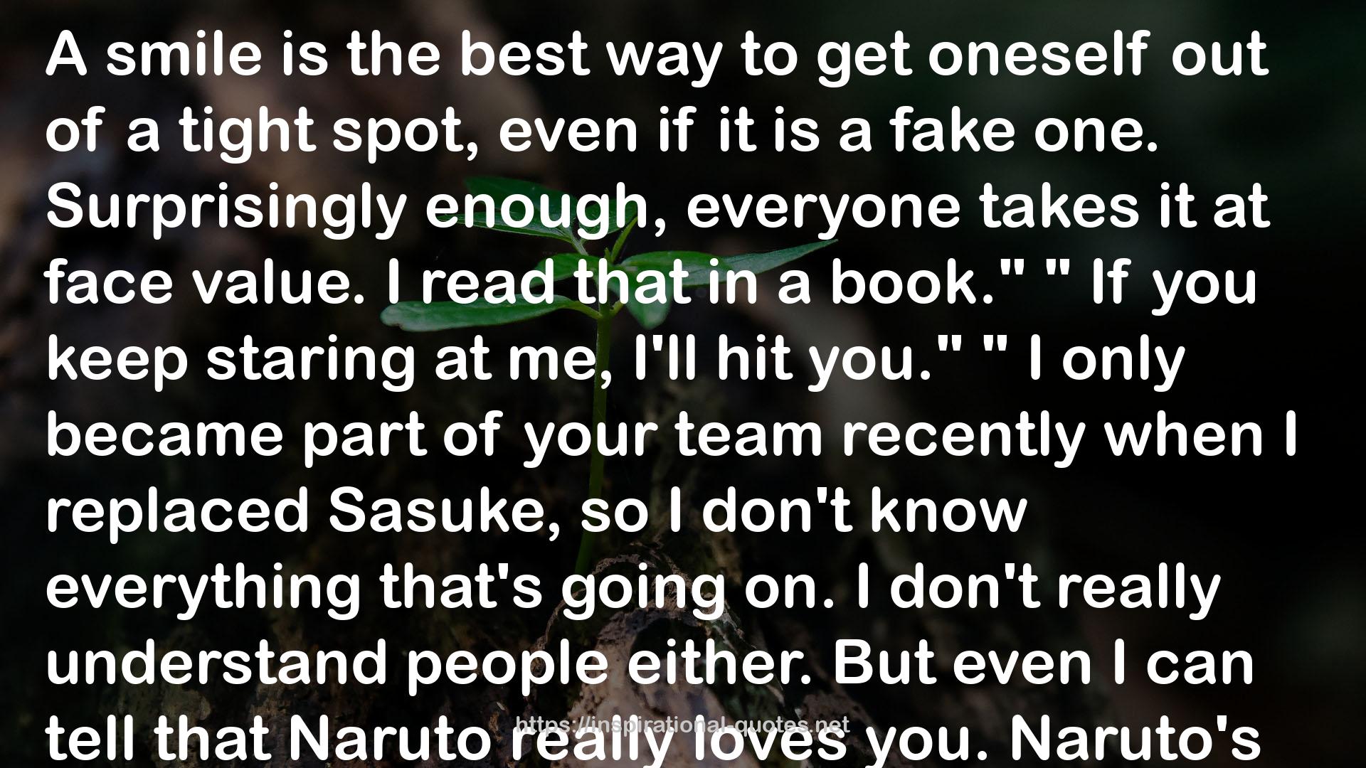 Sasuke  QUOTES
