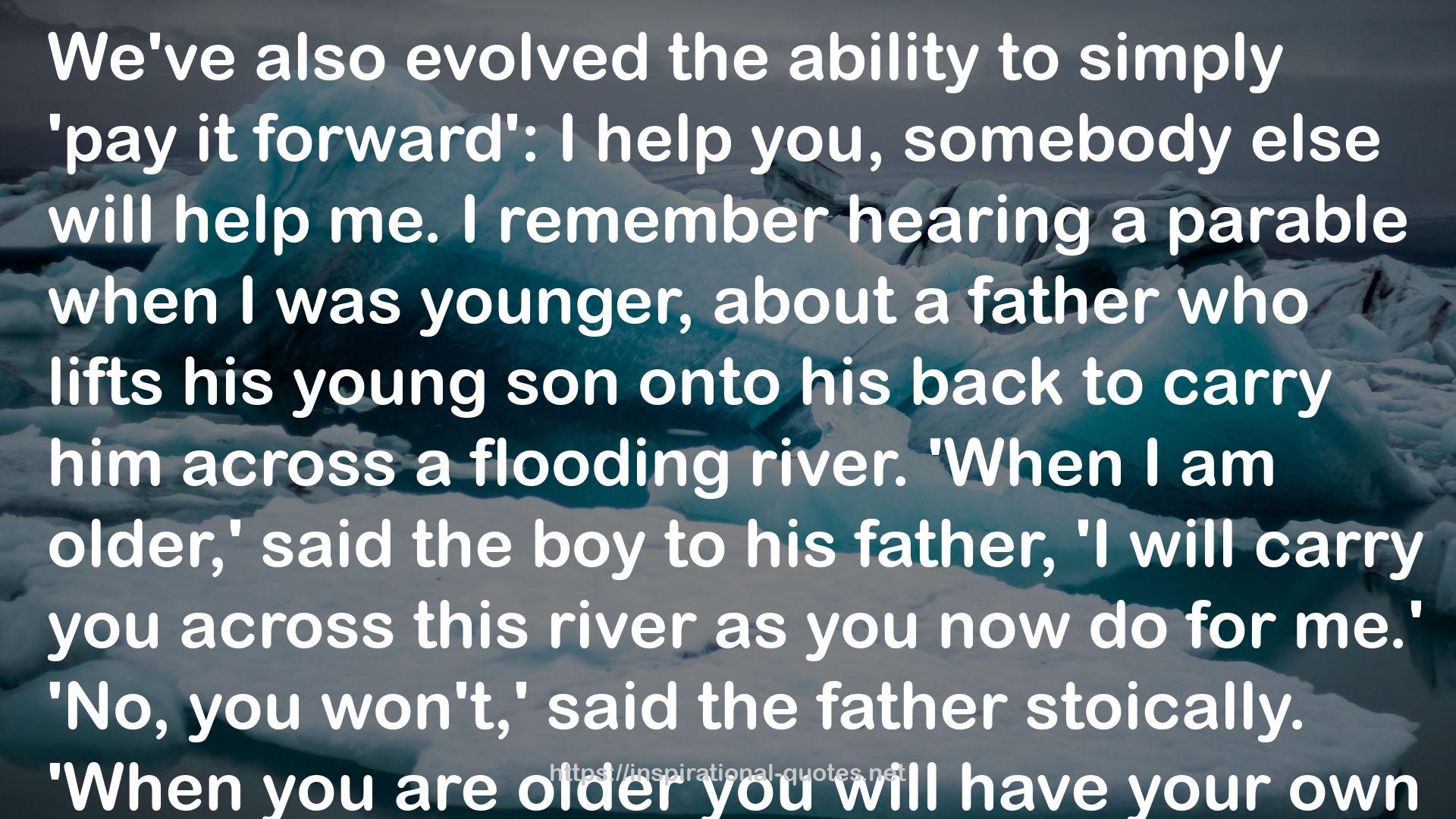 his young son  QUOTES