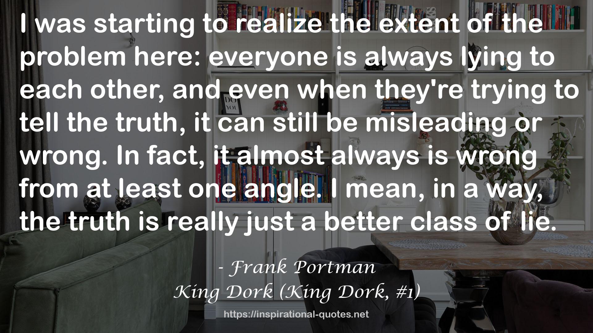 Frank Portman QUOTES