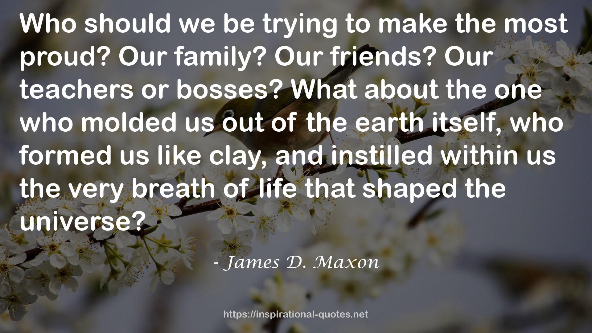 James D. Maxon QUOTES