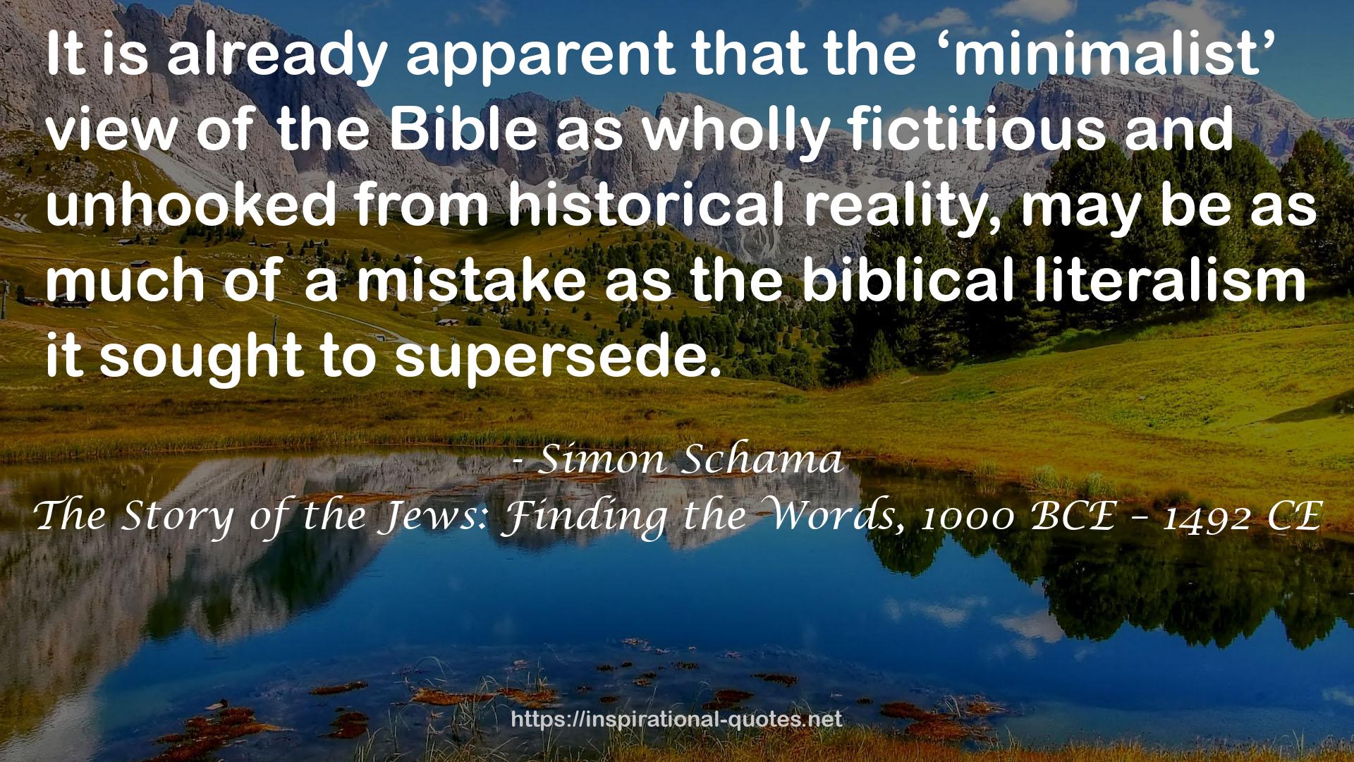 The Story of the Jews: Finding the Words, 1000 BCE – 1492 CE QUOTES