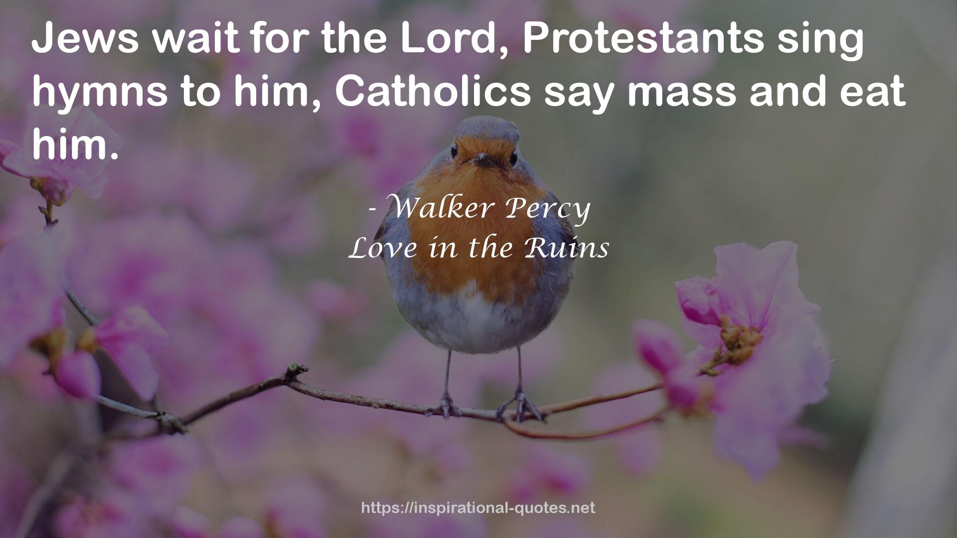 Walker Percy QUOTES