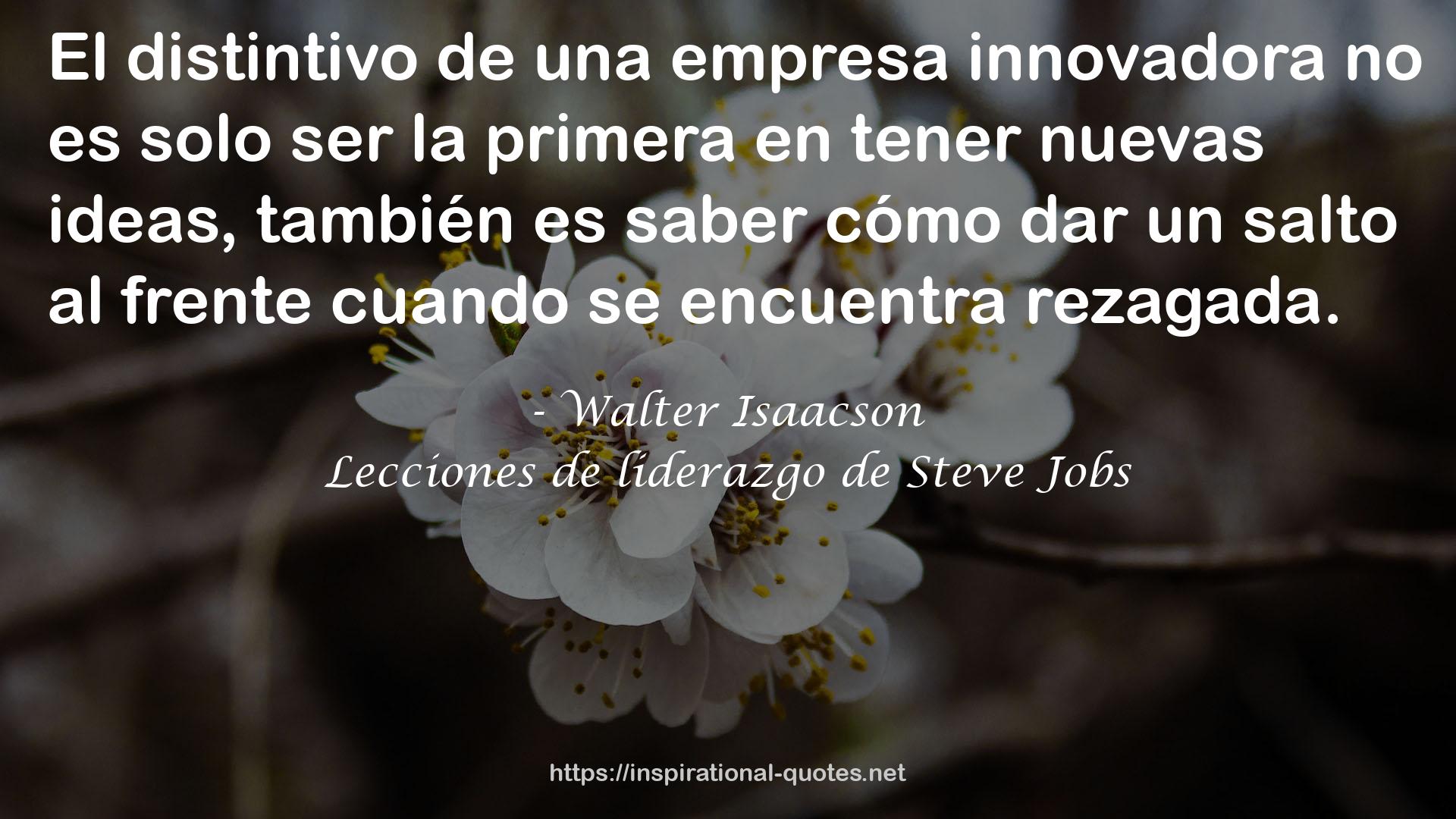 Lecciones de liderazgo de Steve Jobs QUOTES