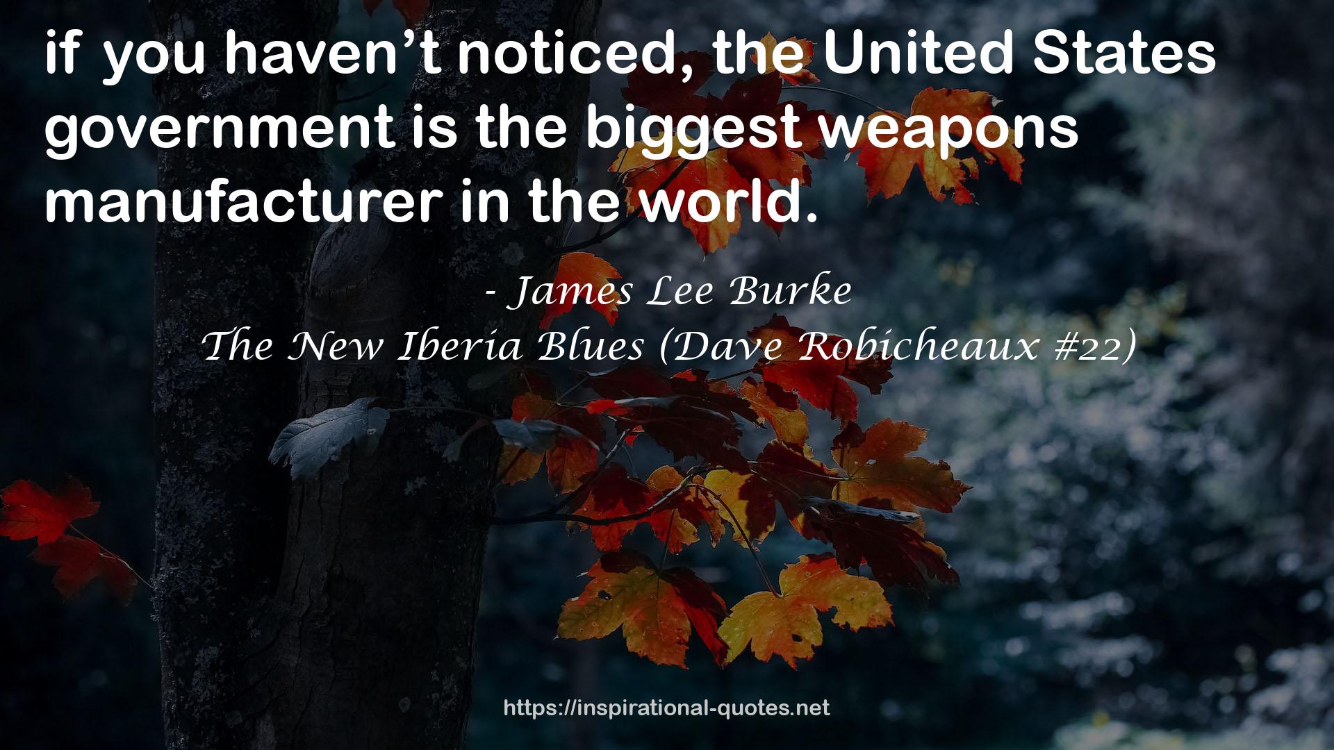 The New Iberia Blues (Dave Robicheaux #22) QUOTES