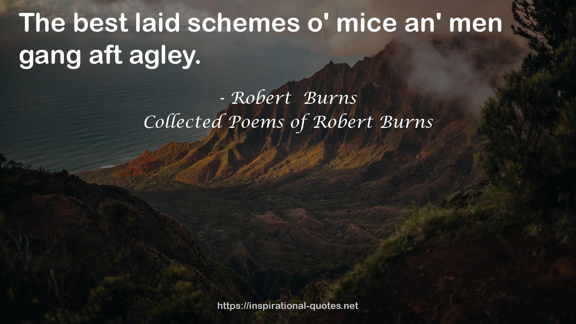 Robert  Burns QUOTES