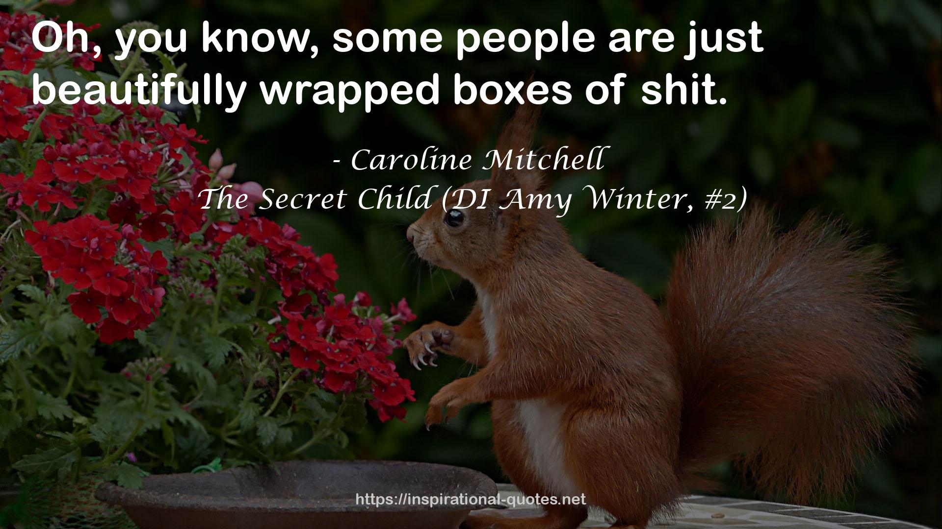 The Secret Child (DI Amy Winter, #2) QUOTES