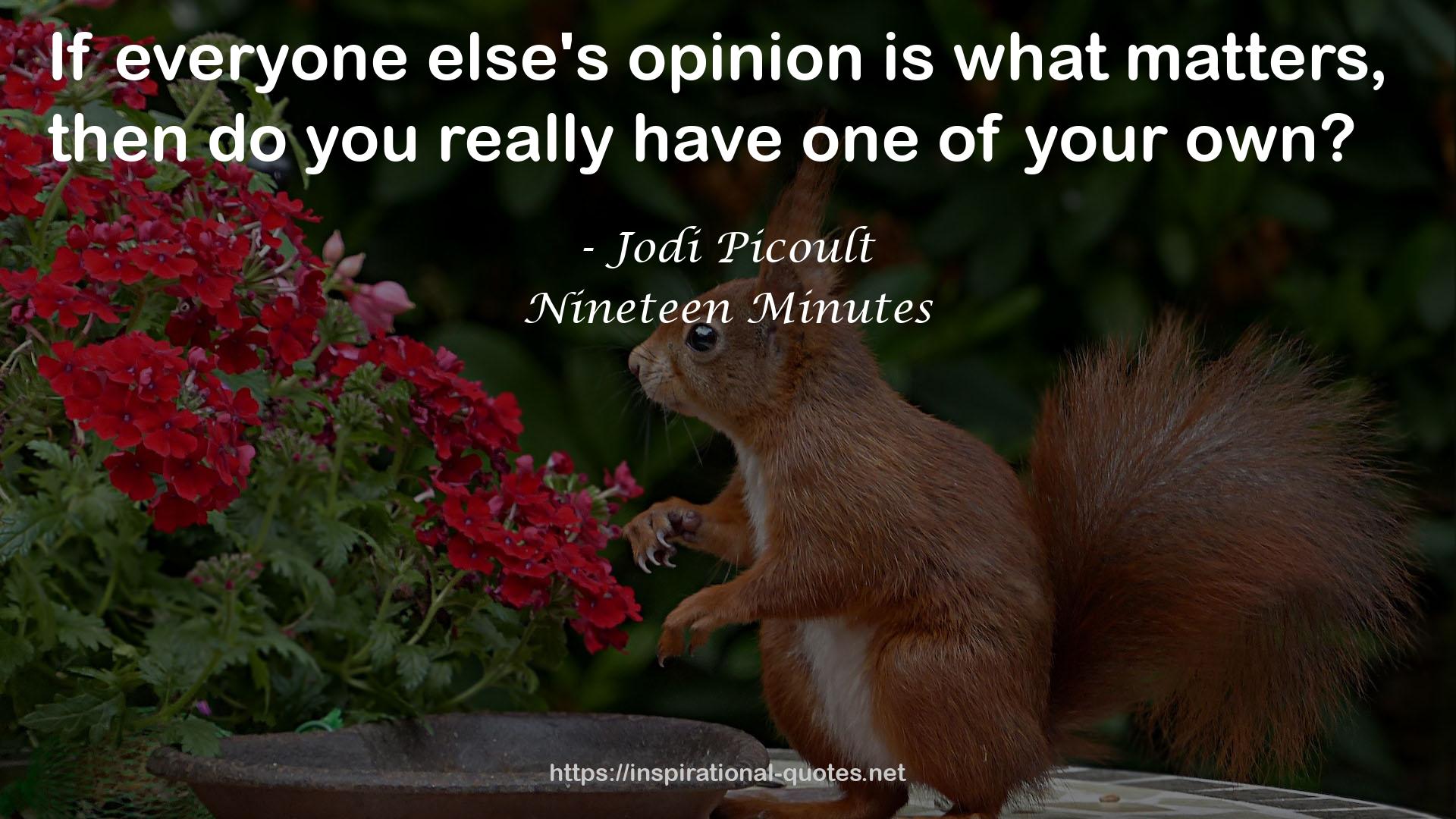 Nineteen Minutes QUOTES
