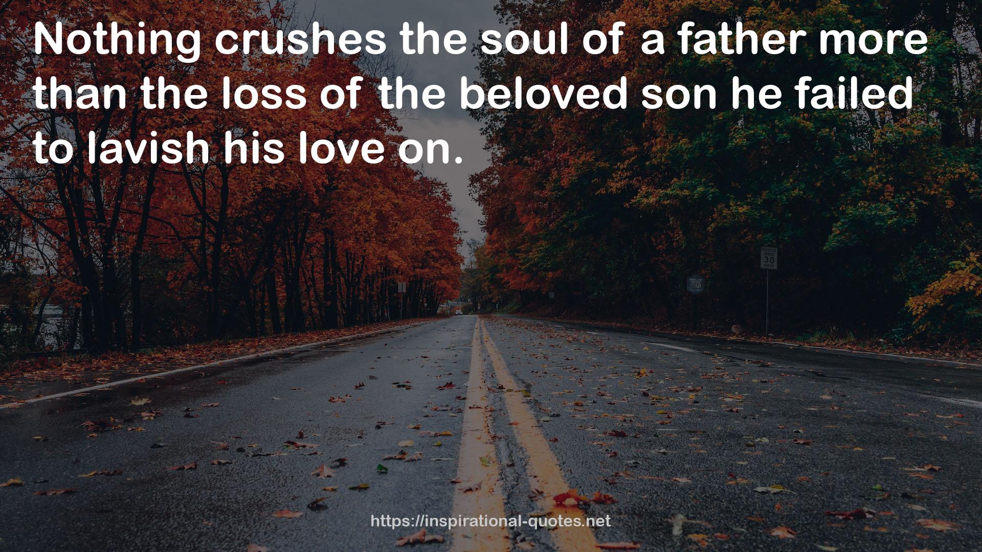 the beloved son  QUOTES