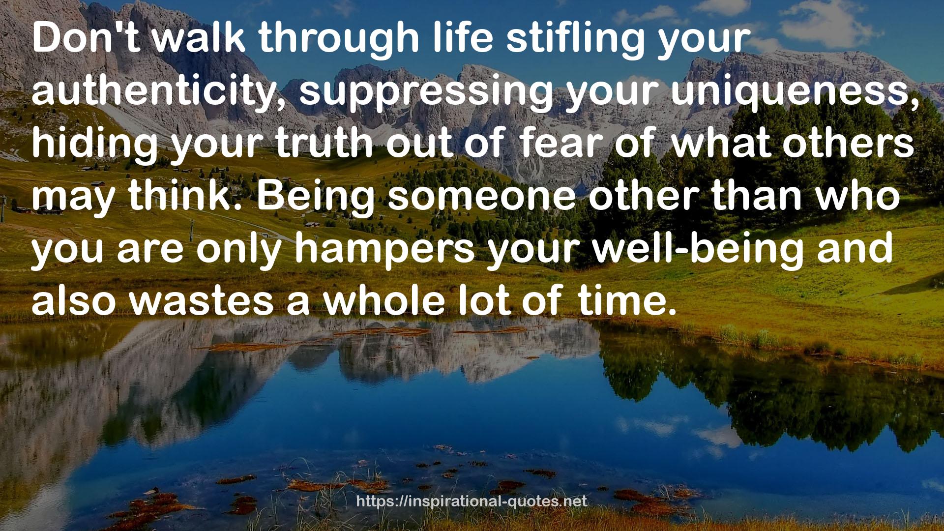 your well-being  QUOTES