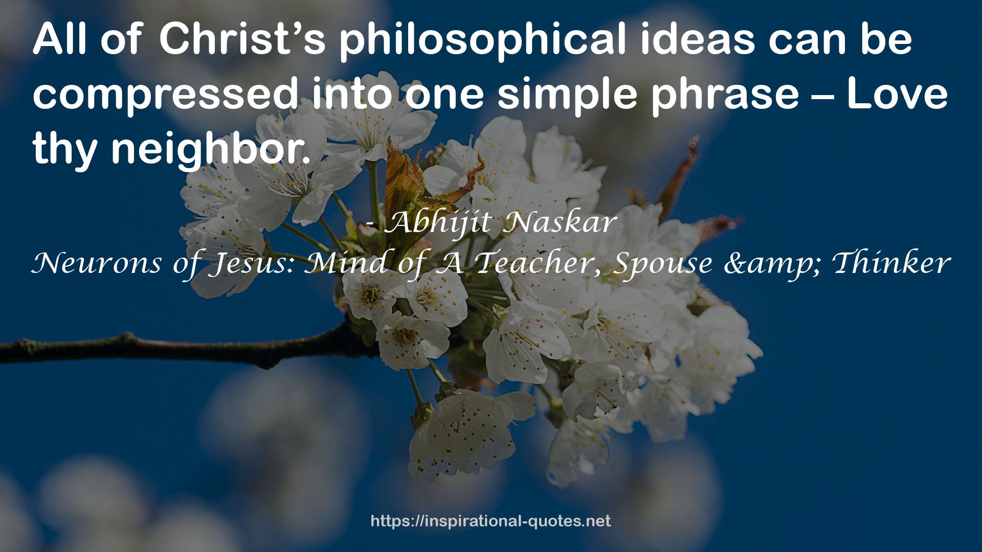 philosophical ideas  QUOTES